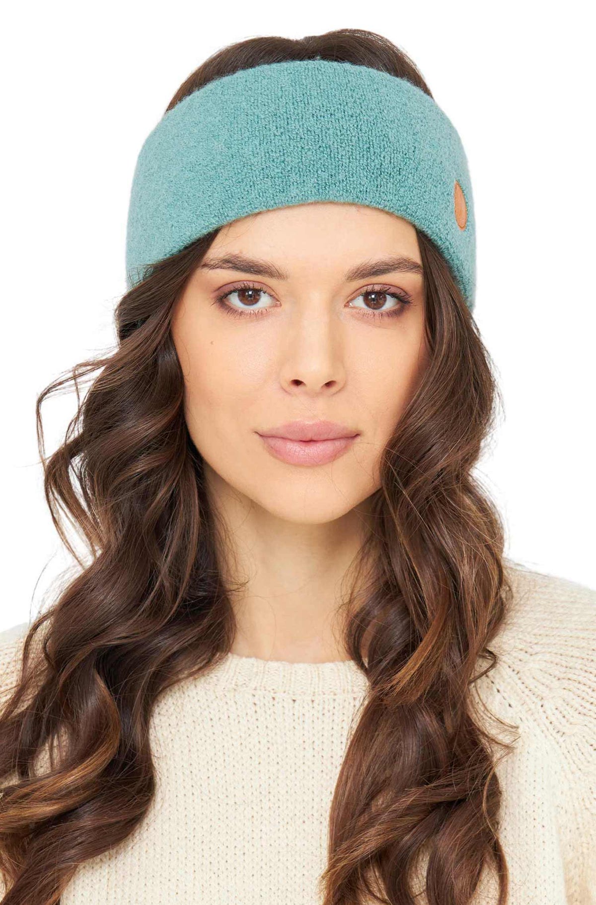 Alpaka Stirnband STRETCH-mint