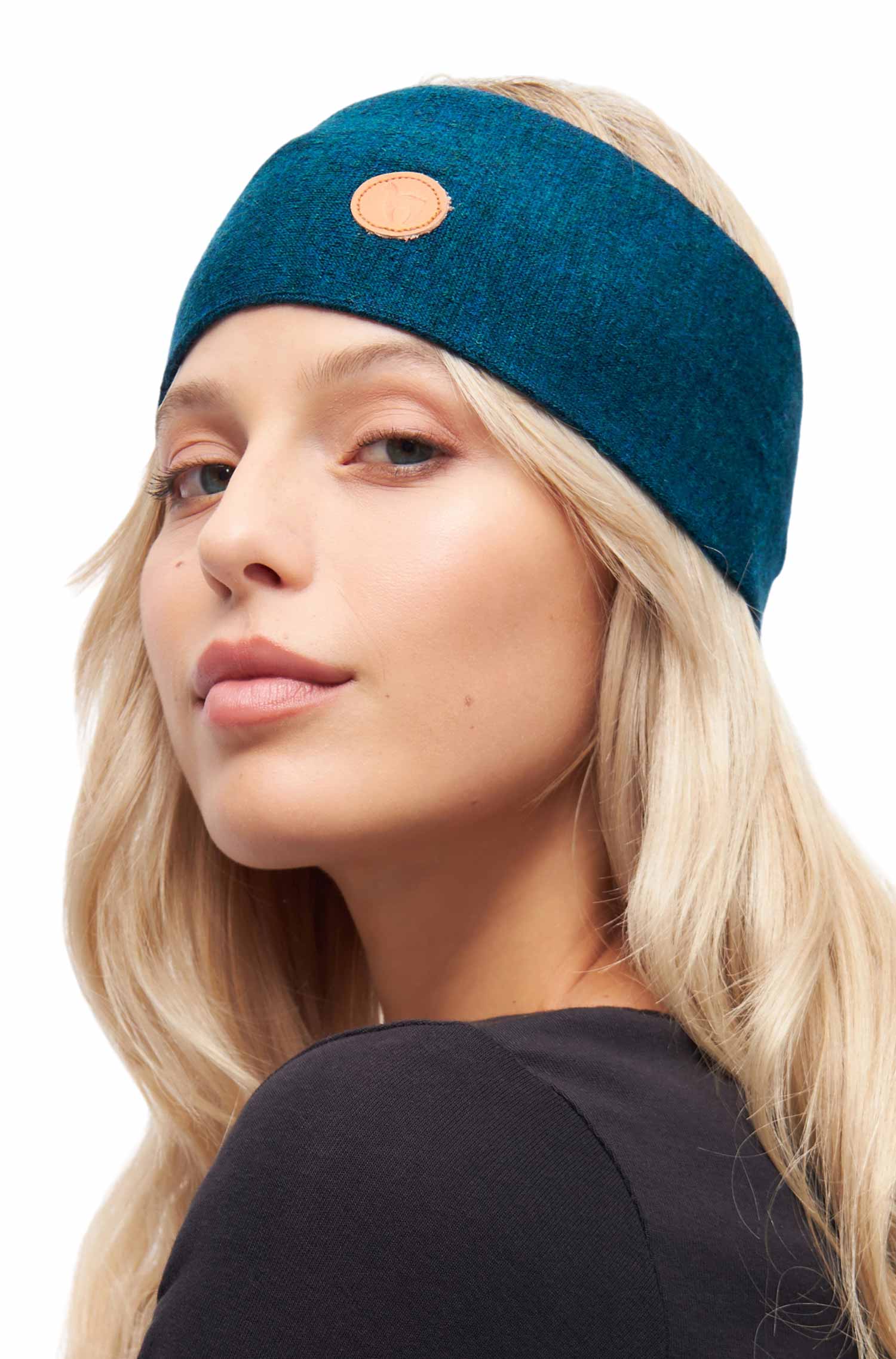 Alpaka Stirnband ROYAL ALPACA SPORT-petrol