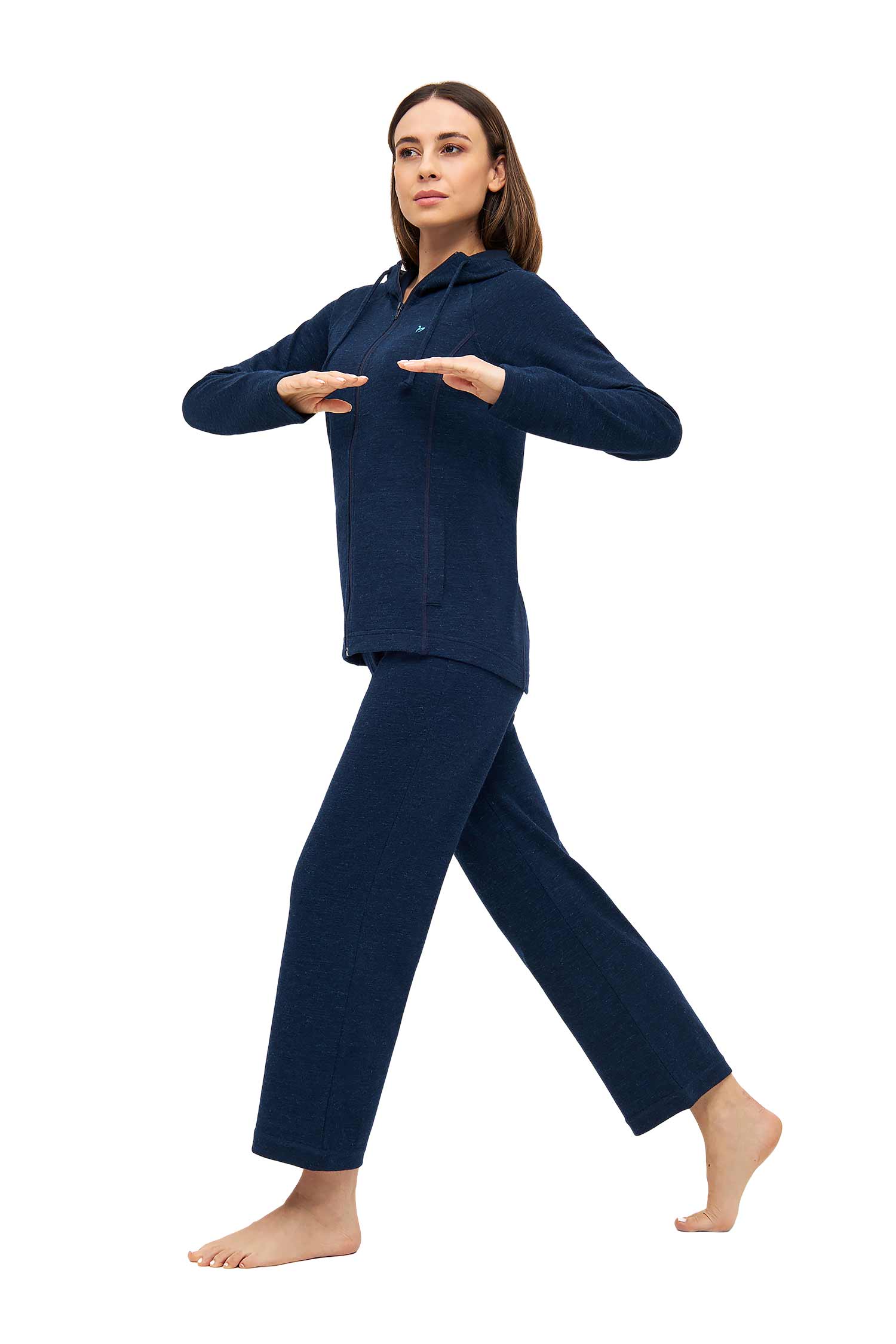 Alpaka Lounge Hose THERMO-navy