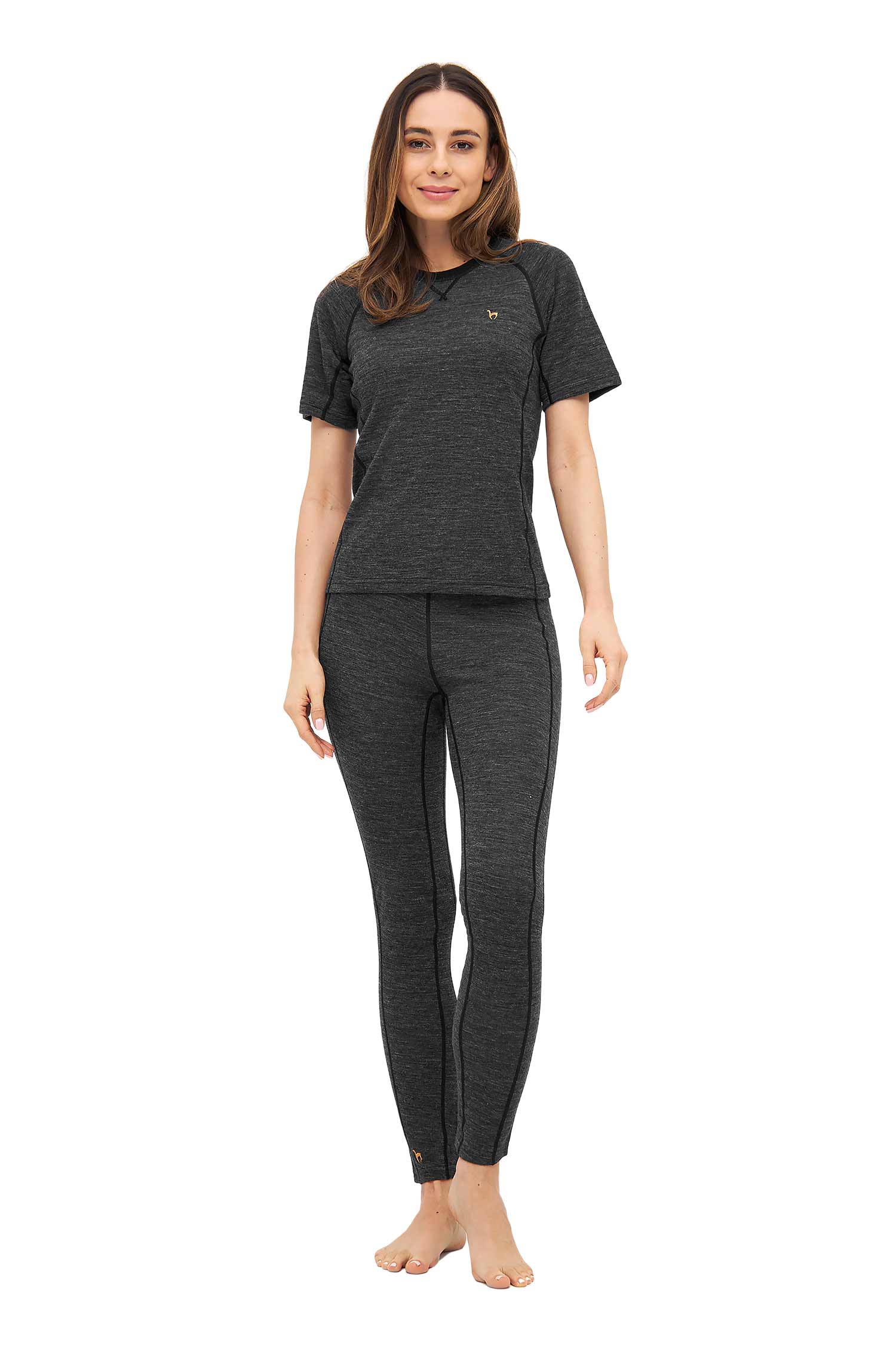 Alpaka Leggings THERMO-anthrazit