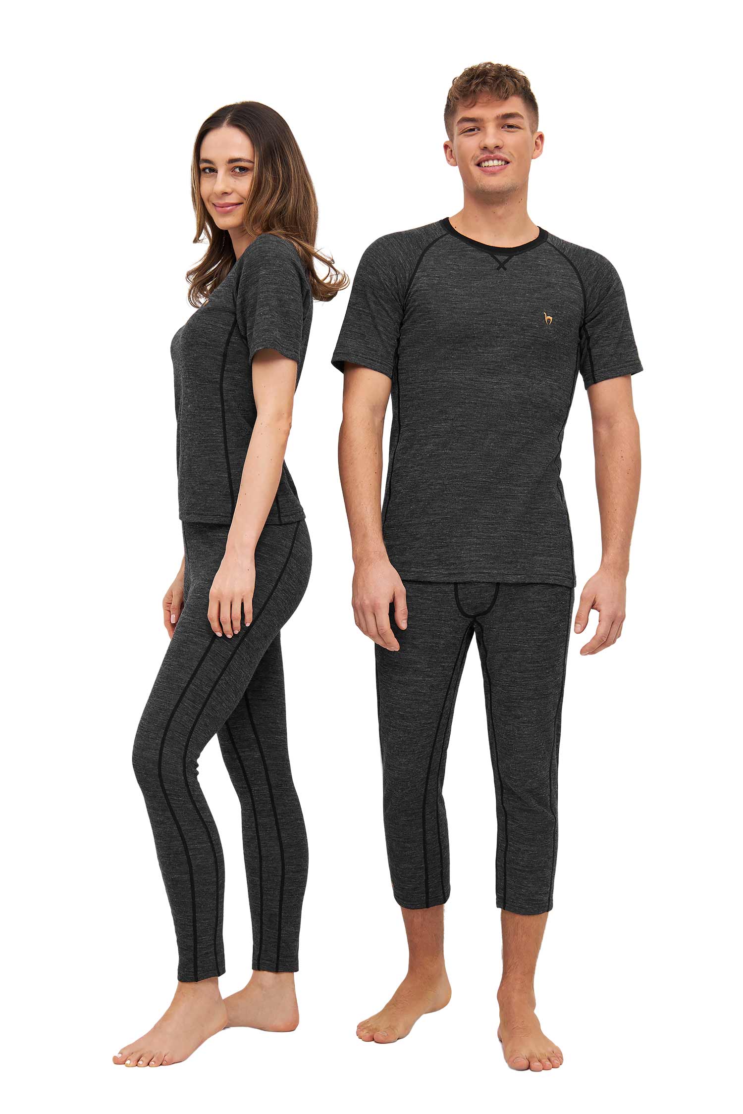 Alpaka Leggings THERMO-anthrazit