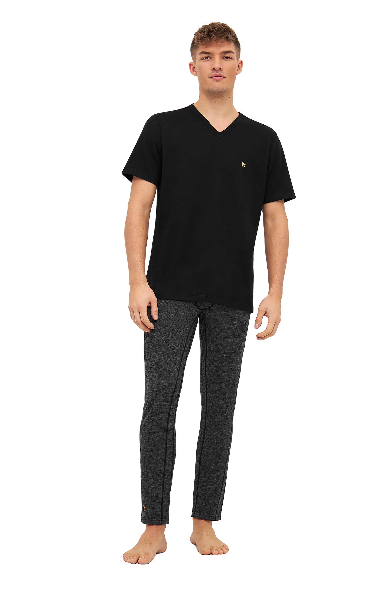 Alpaka Leggings THERMO-anthrazit