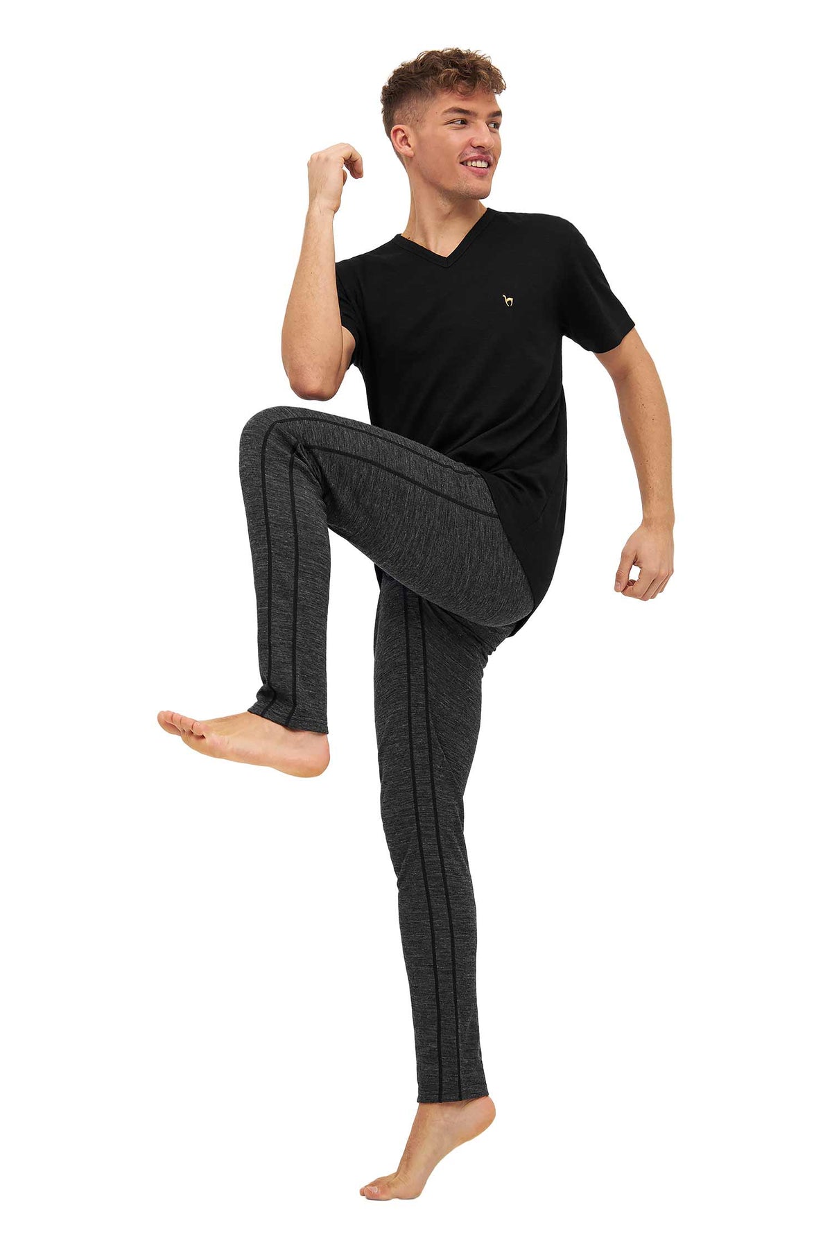 Alpaka Leggings THERMO-anthrazit