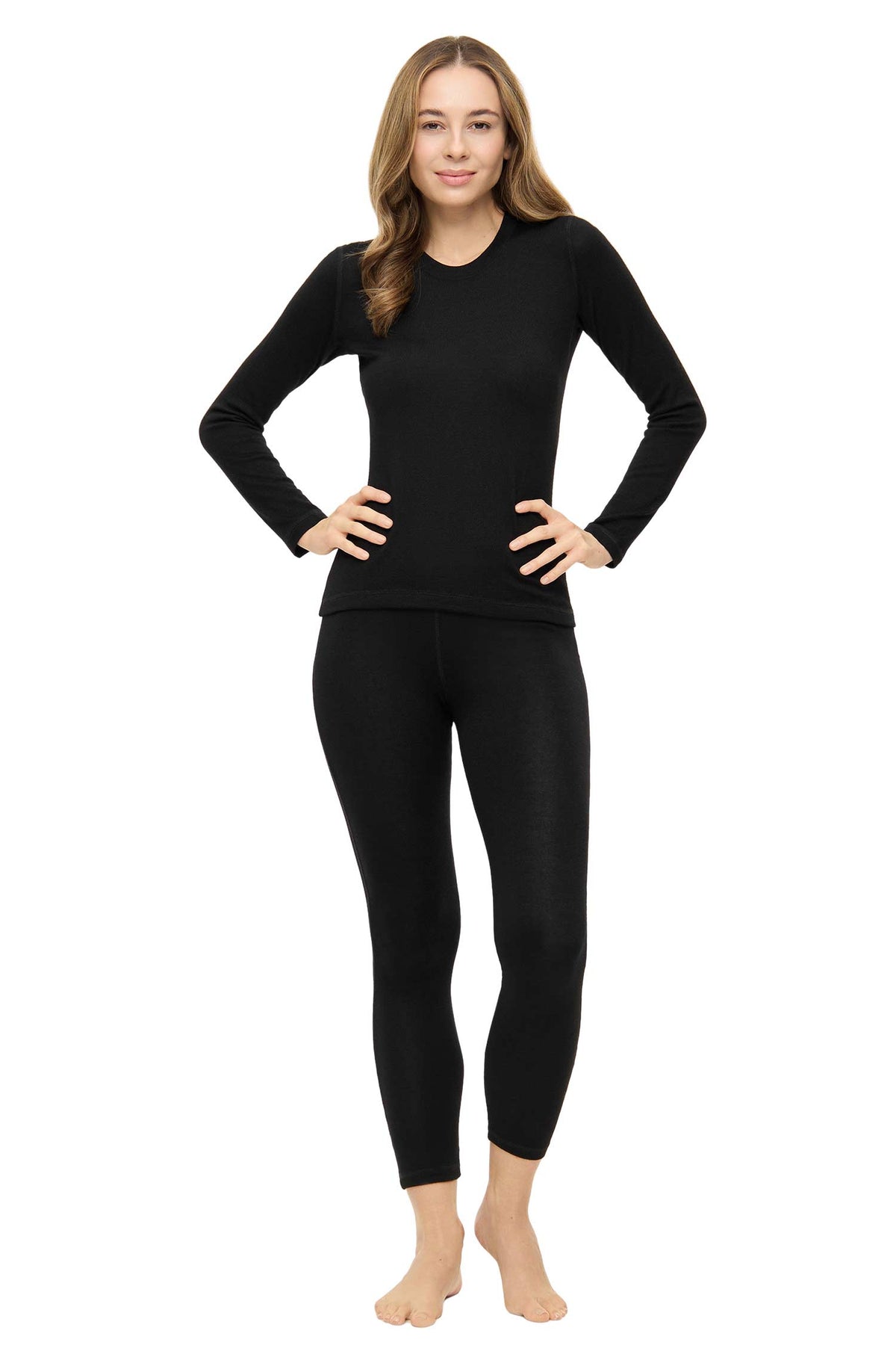 Alpaka Leggings LUZIA-schwarz