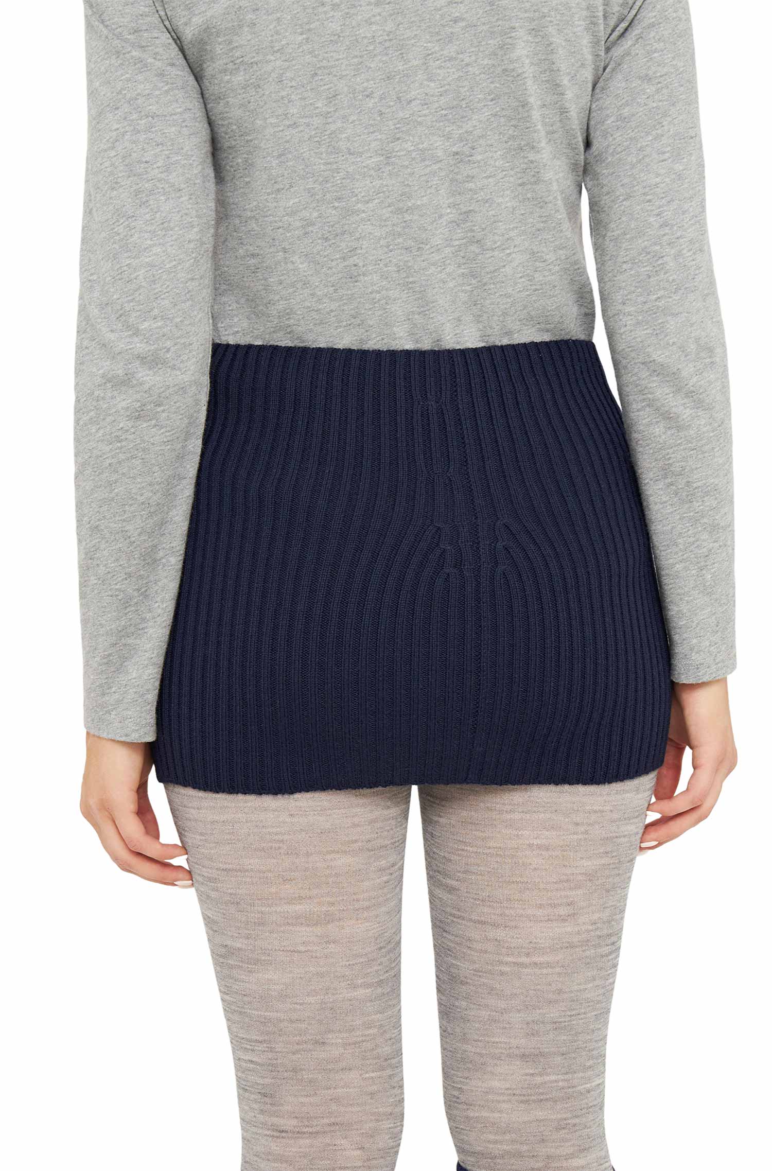 Alpaka Nierenwärmer RIPP-dark navy