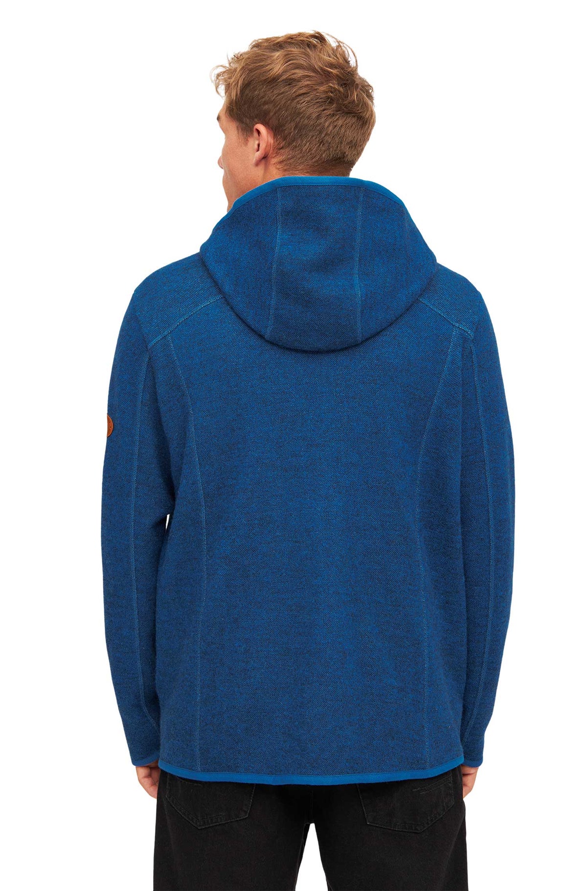 Alpaka Kapuzenjacke ALPACA SPORT-blau