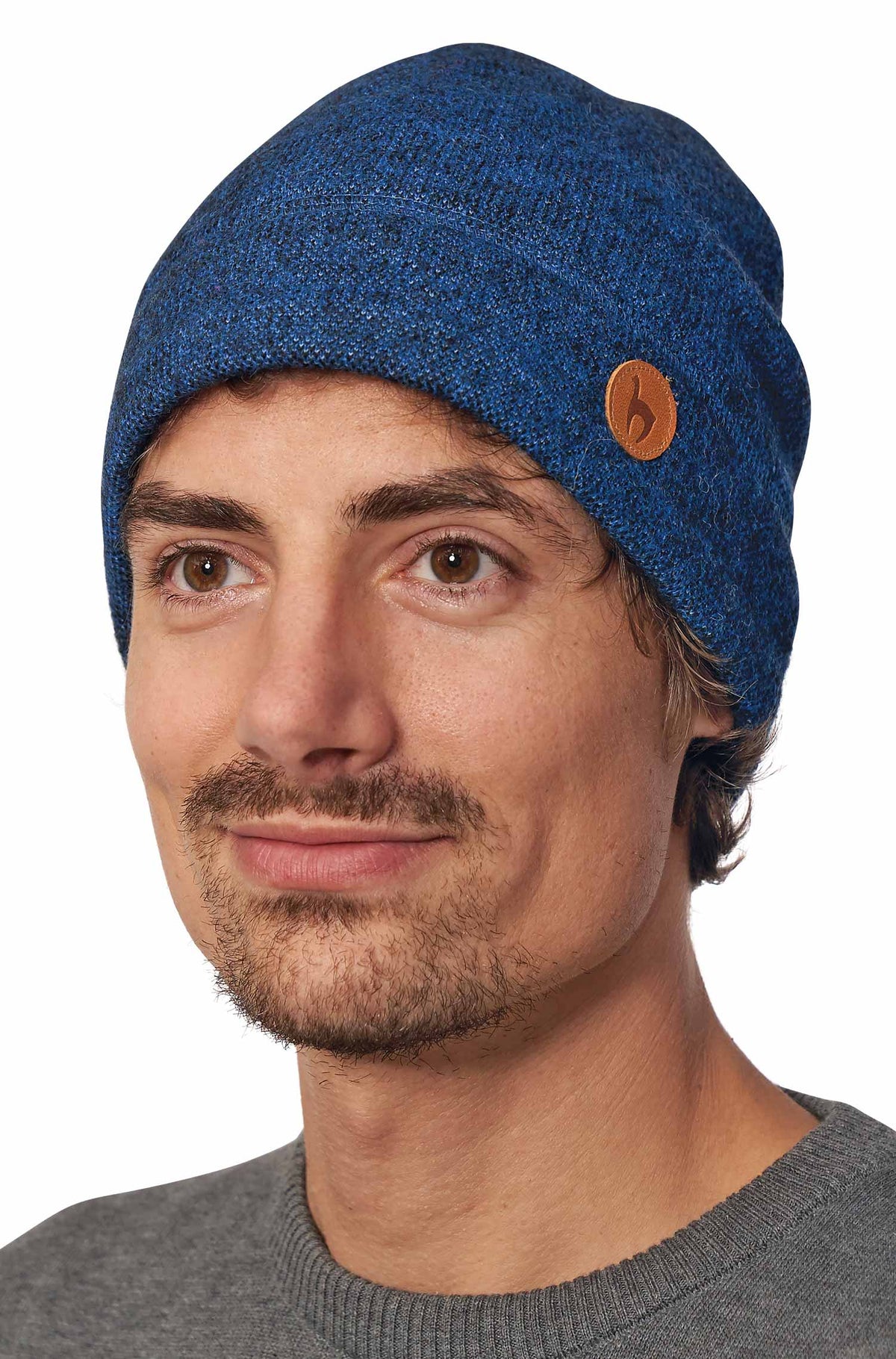 Alpaka Mütze ALPACA SPORT-blau