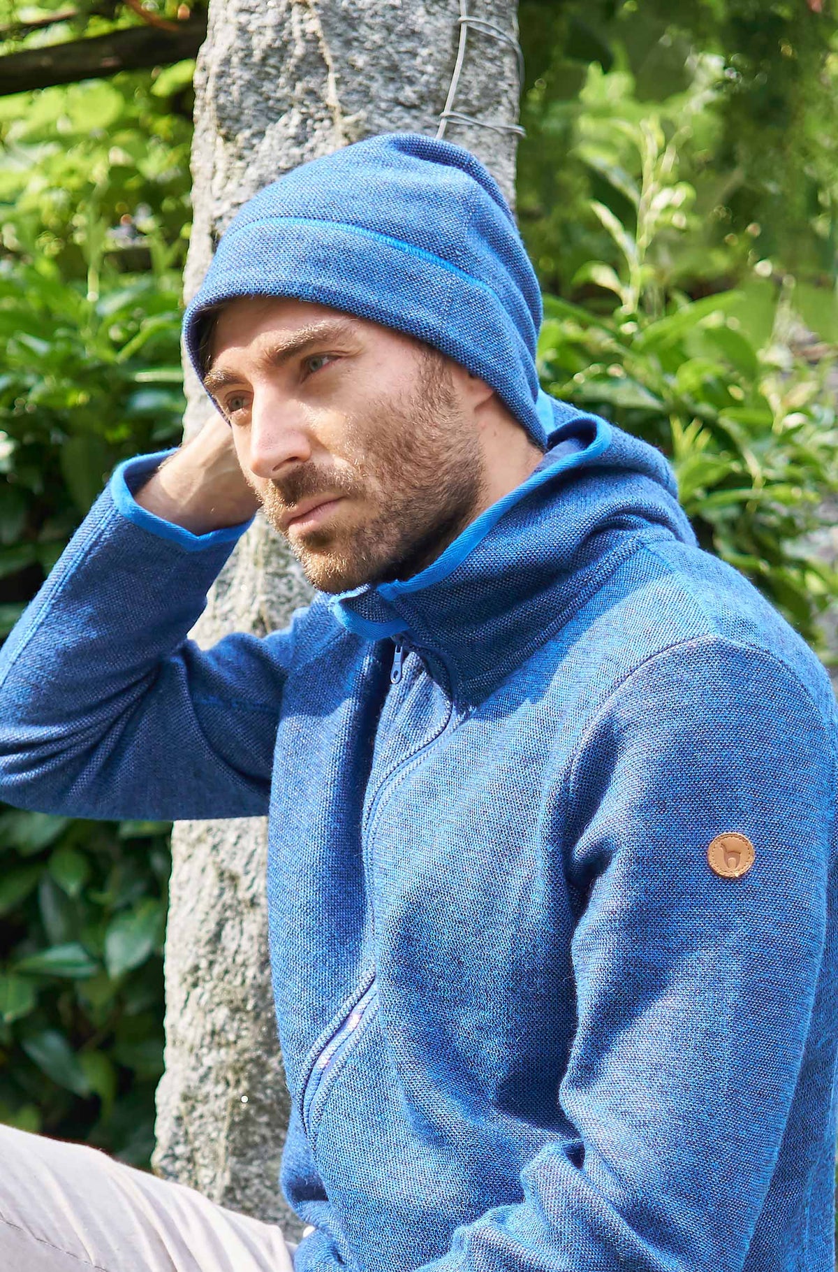 Alpaka Mütze ALPACA SPORT-blau