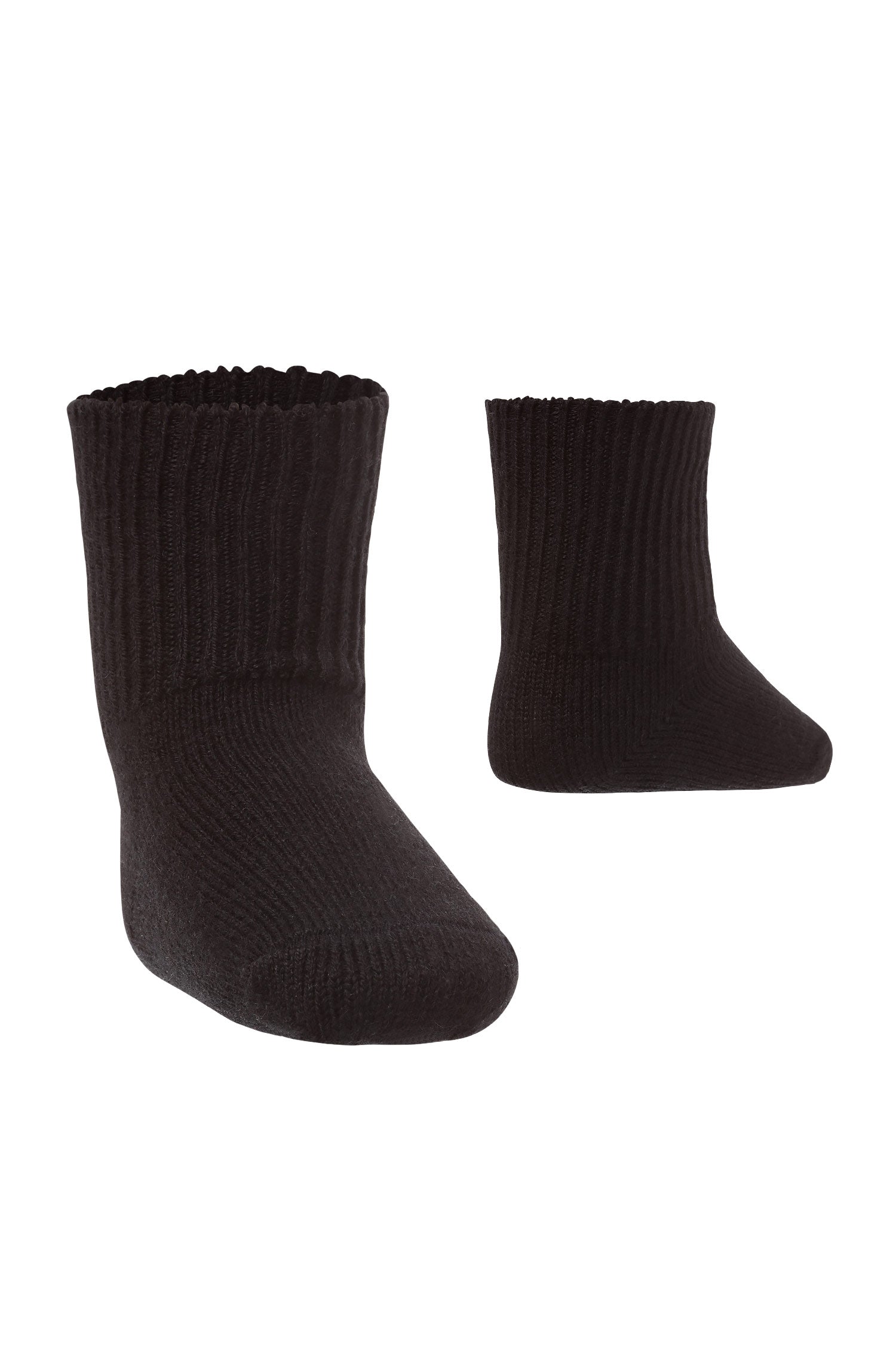 Alpaka Socken Kinder (Gr. 15-29) aus 70% Baby Alpaka & 25% Baumwolle-schwarz