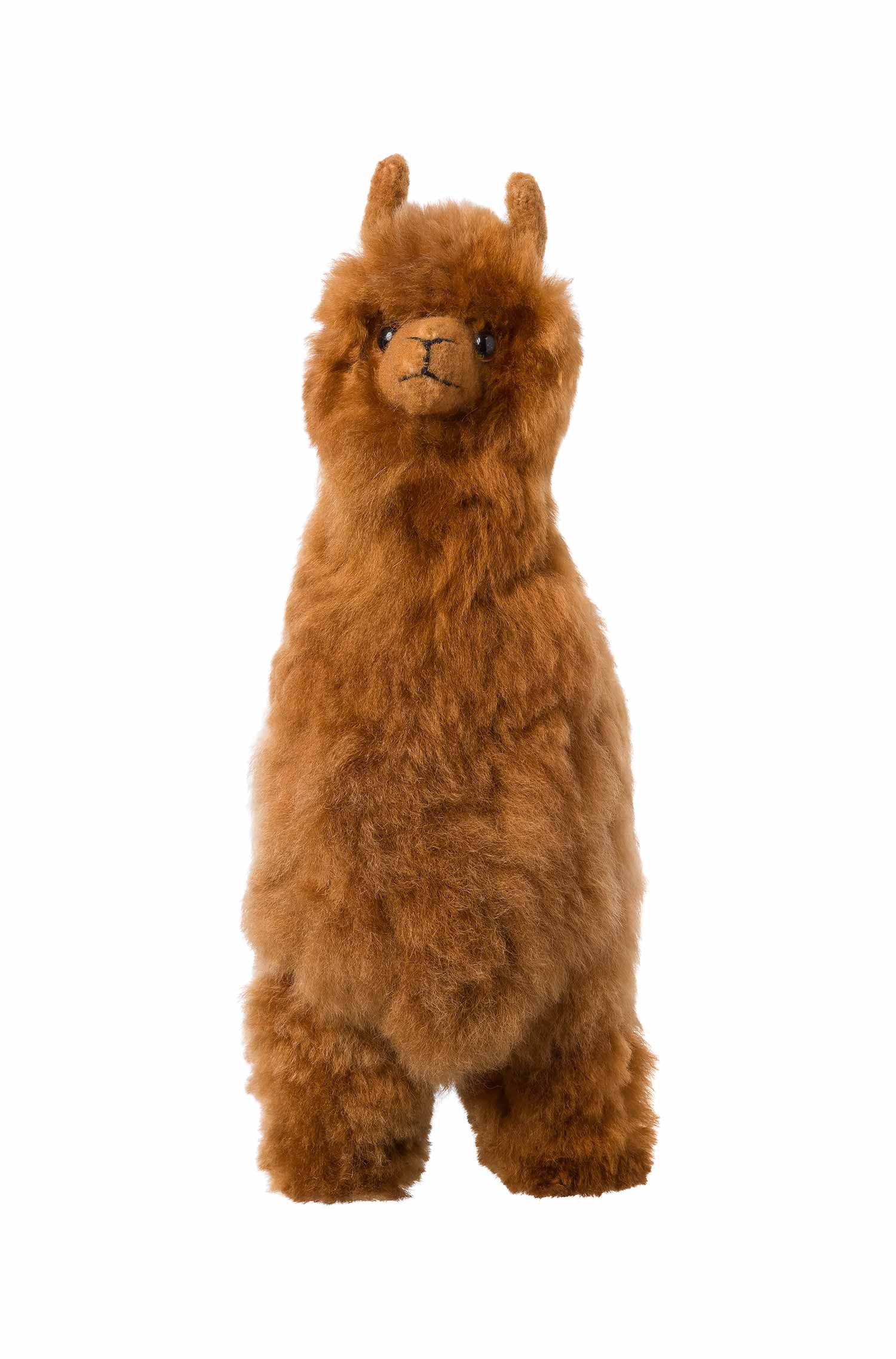 Alpaka Felltier HUACAYA 30cm-braun