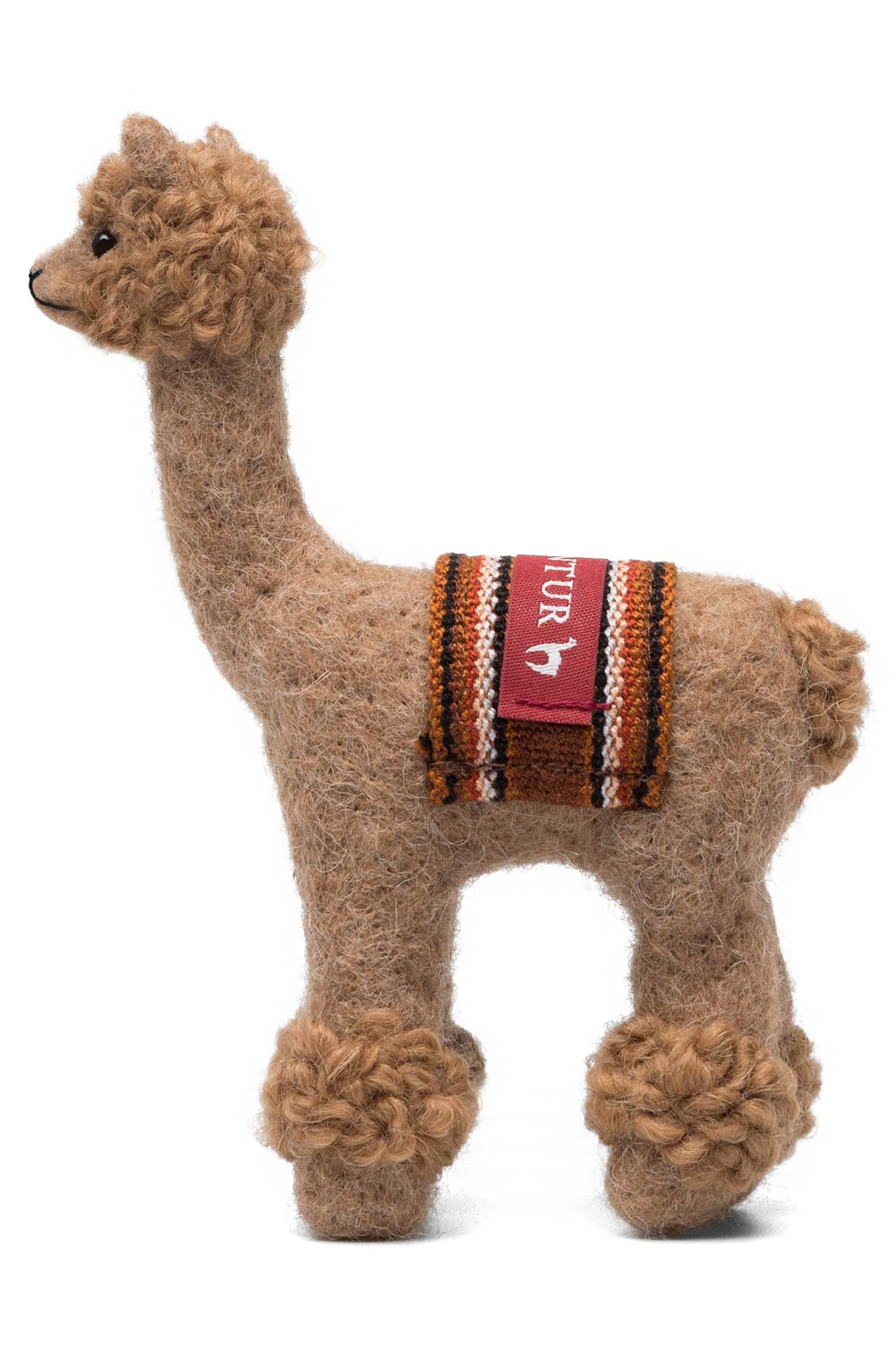 Alpaka Stofftier PUKI-braun