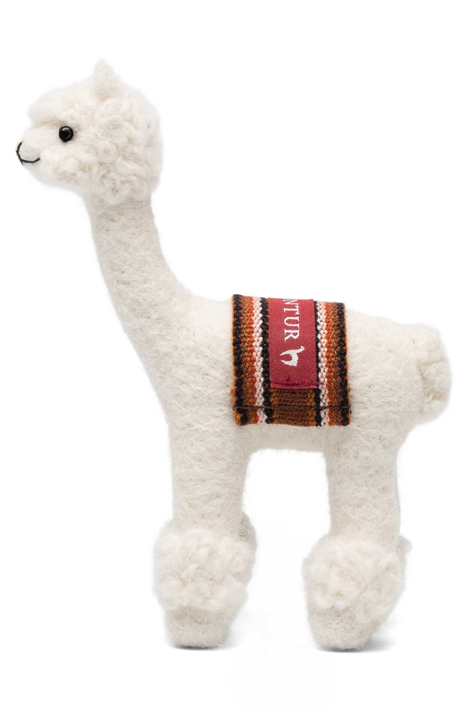 Alpaka Stofftier PUKI-weiss
