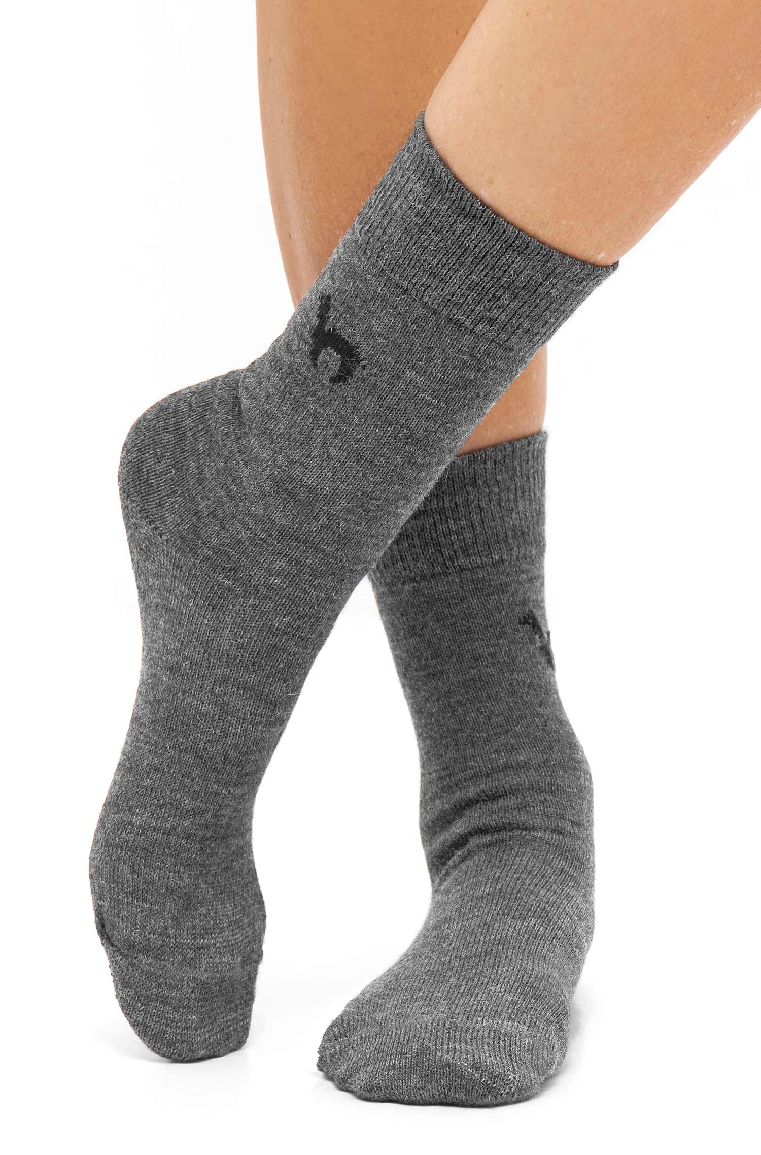 Alpaka Socken BUSINESS | 6er-Pack-grau