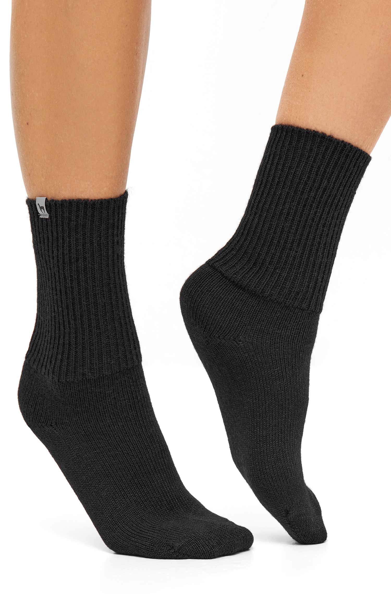 Alpaka Socken SOFT | 6er-Pack-schwarz