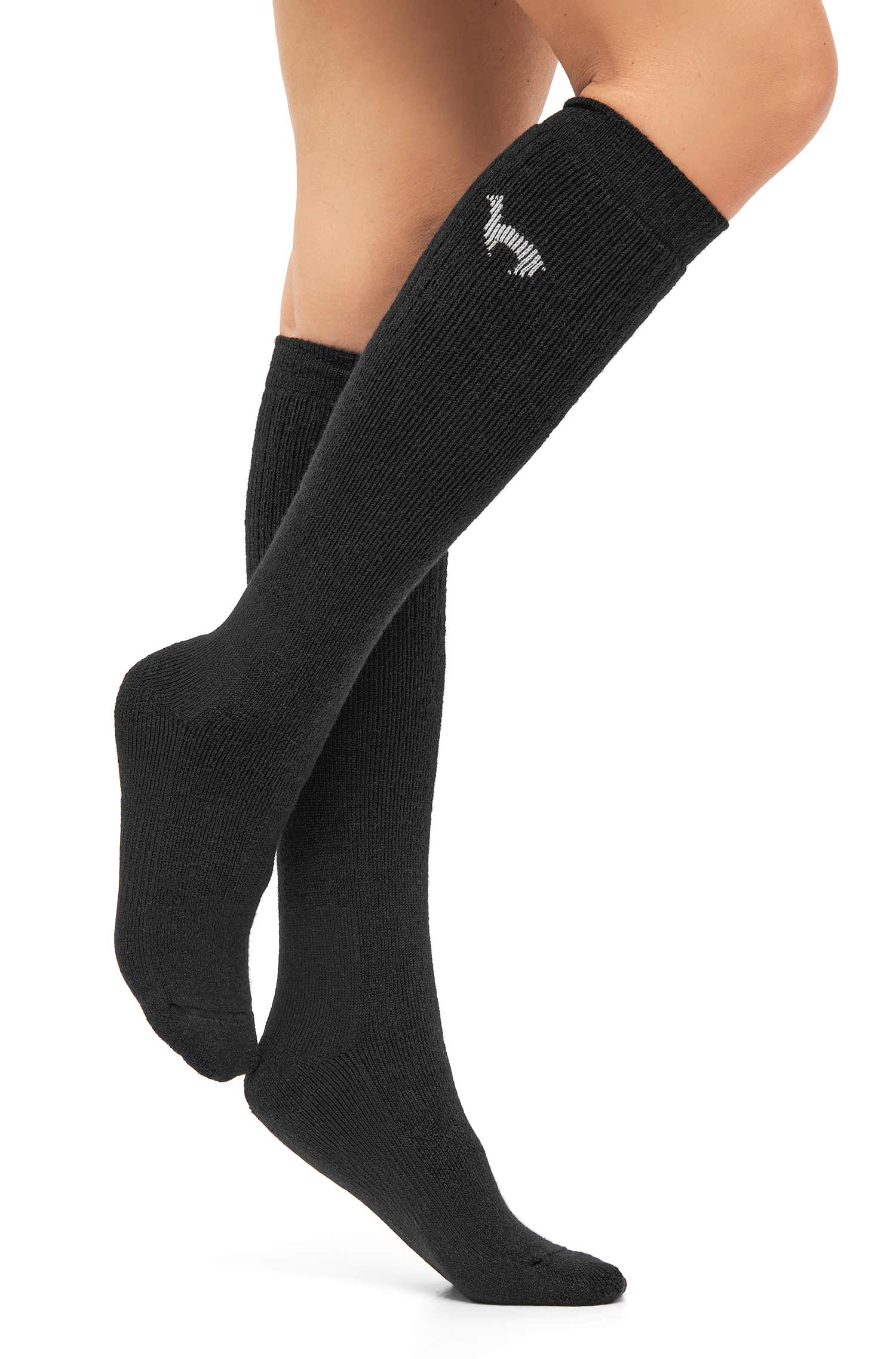 Alpaka Socken SKI-schwarz