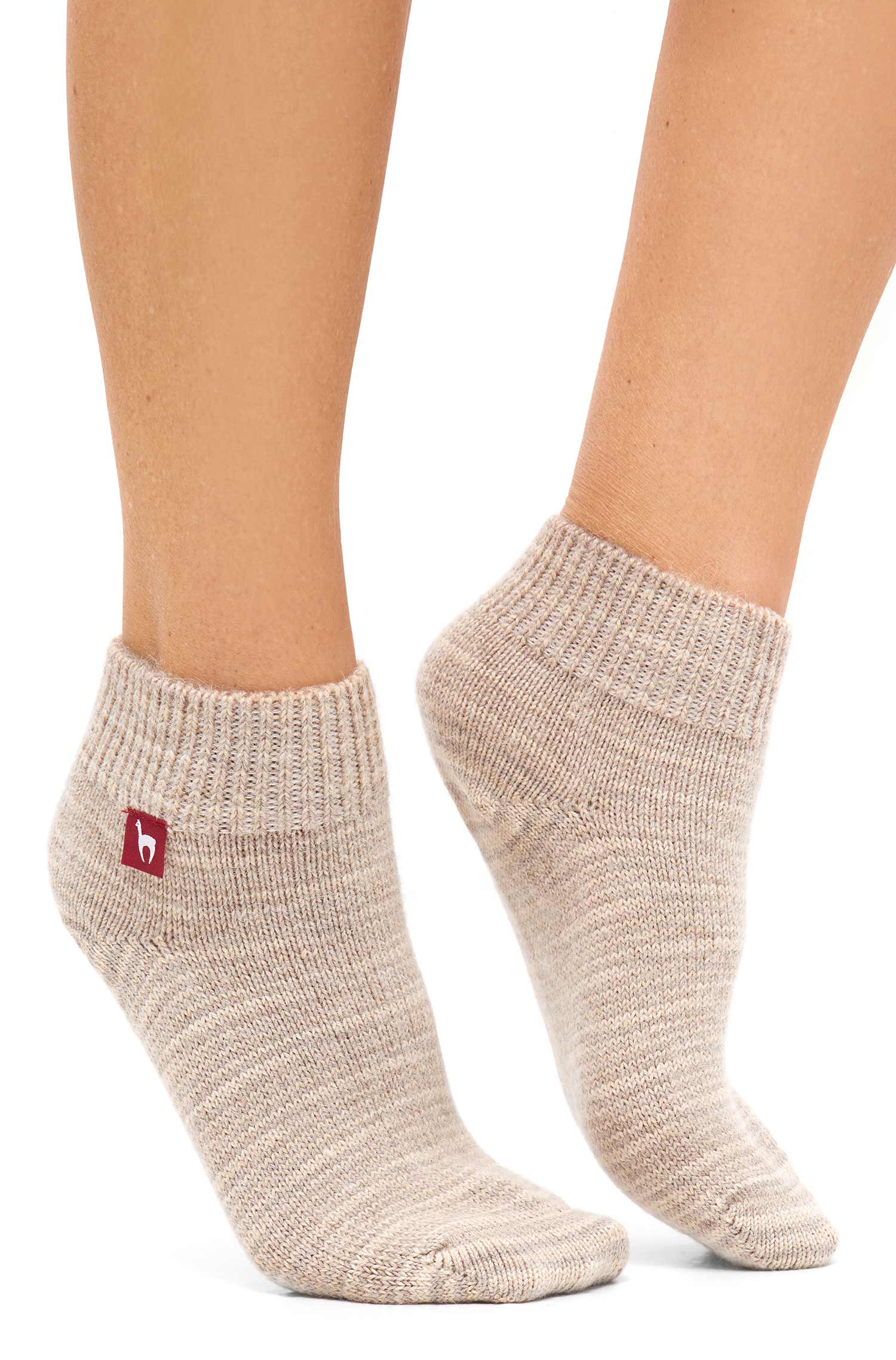 Alpaka Socken FREIZEIT | 6er Pack-sand meliert