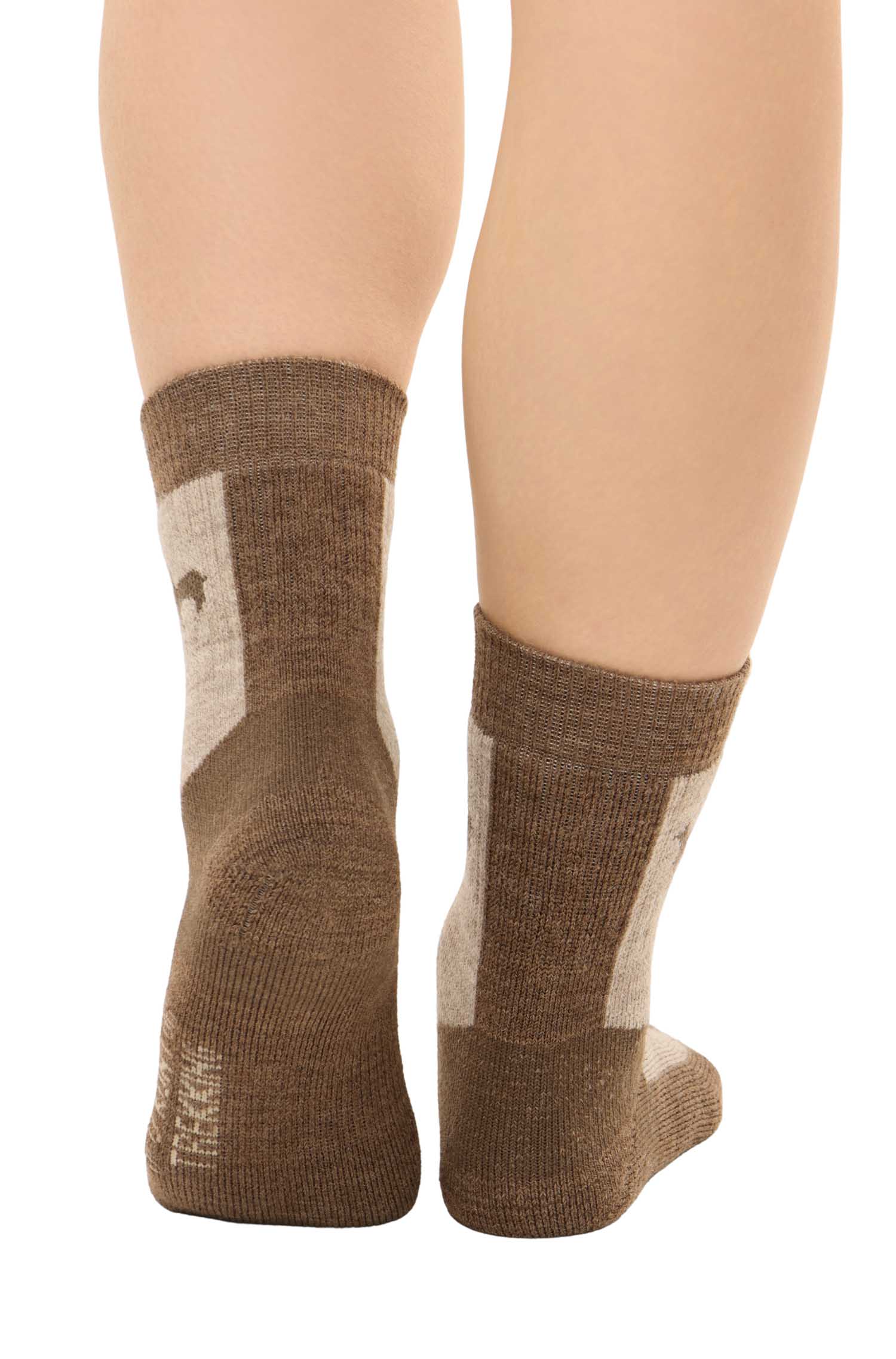 Alpaka Socken TREKKING-kakao/sand