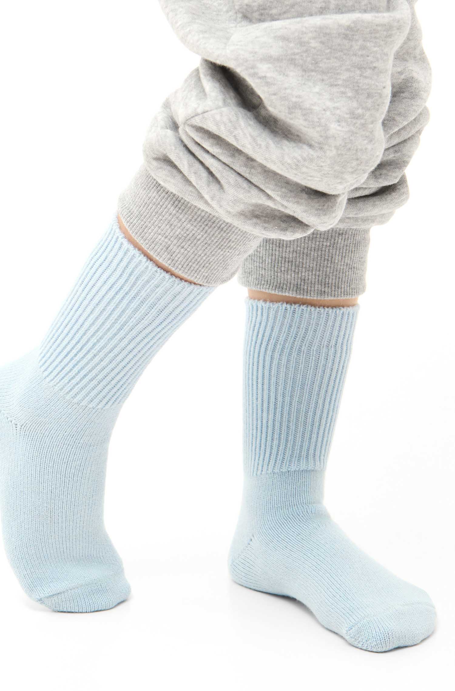 Alpaka Socken SOFT-baby blau