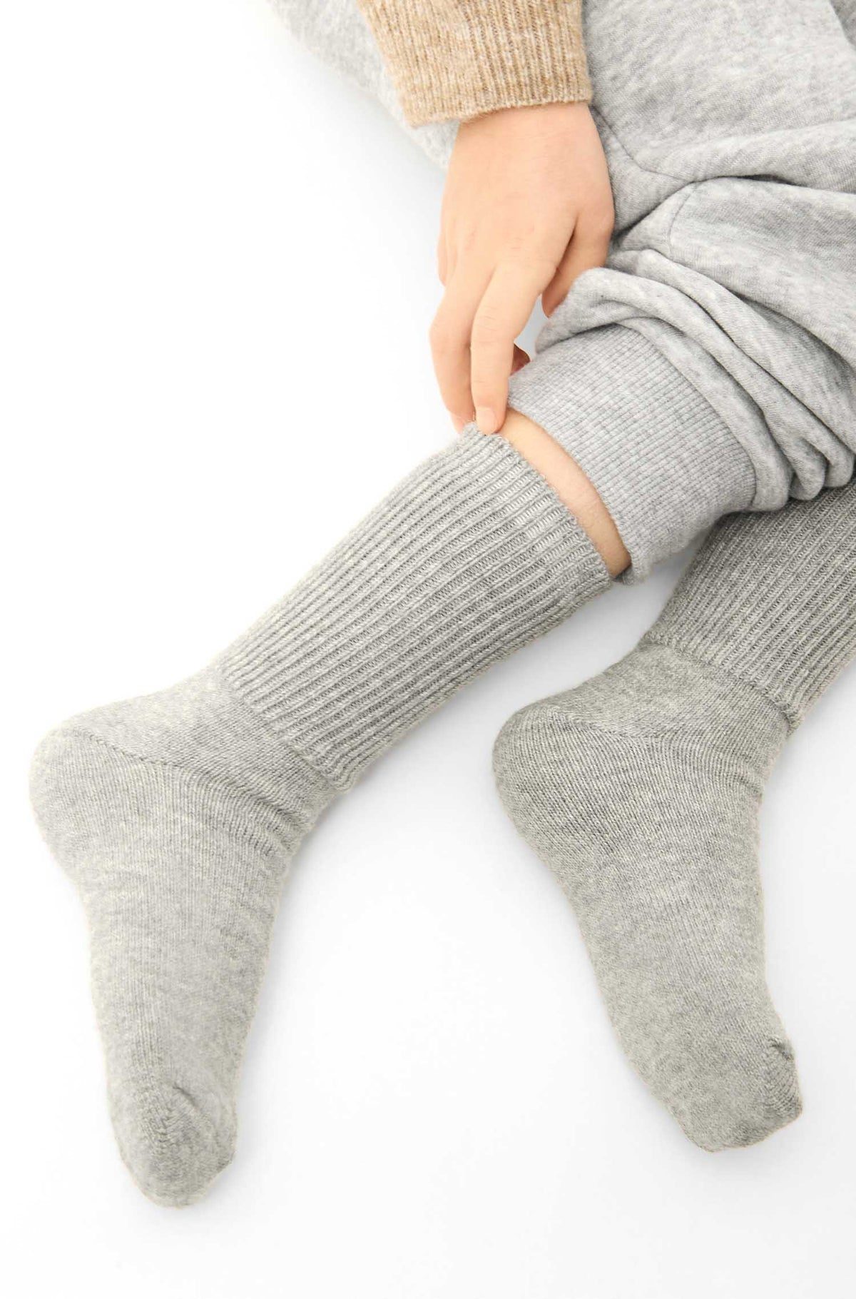 Kinder Socken SOFT-silbergrau