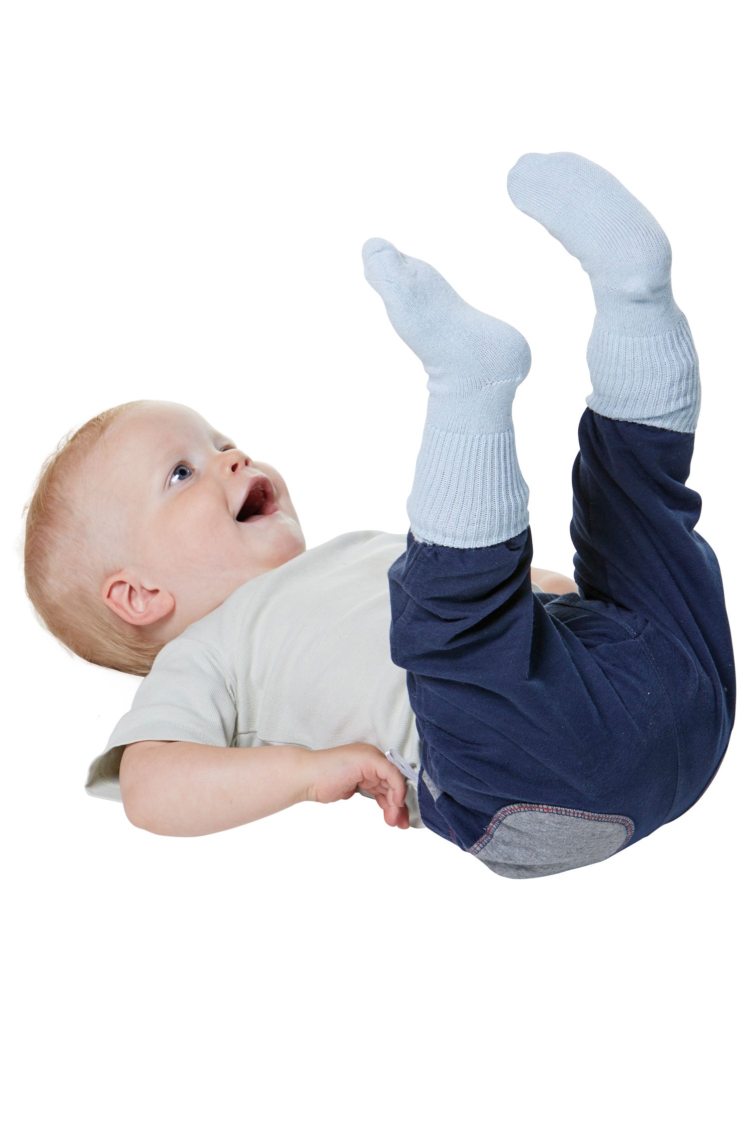 Alpaka Socken SOFT | 6er-Pack-baby blau