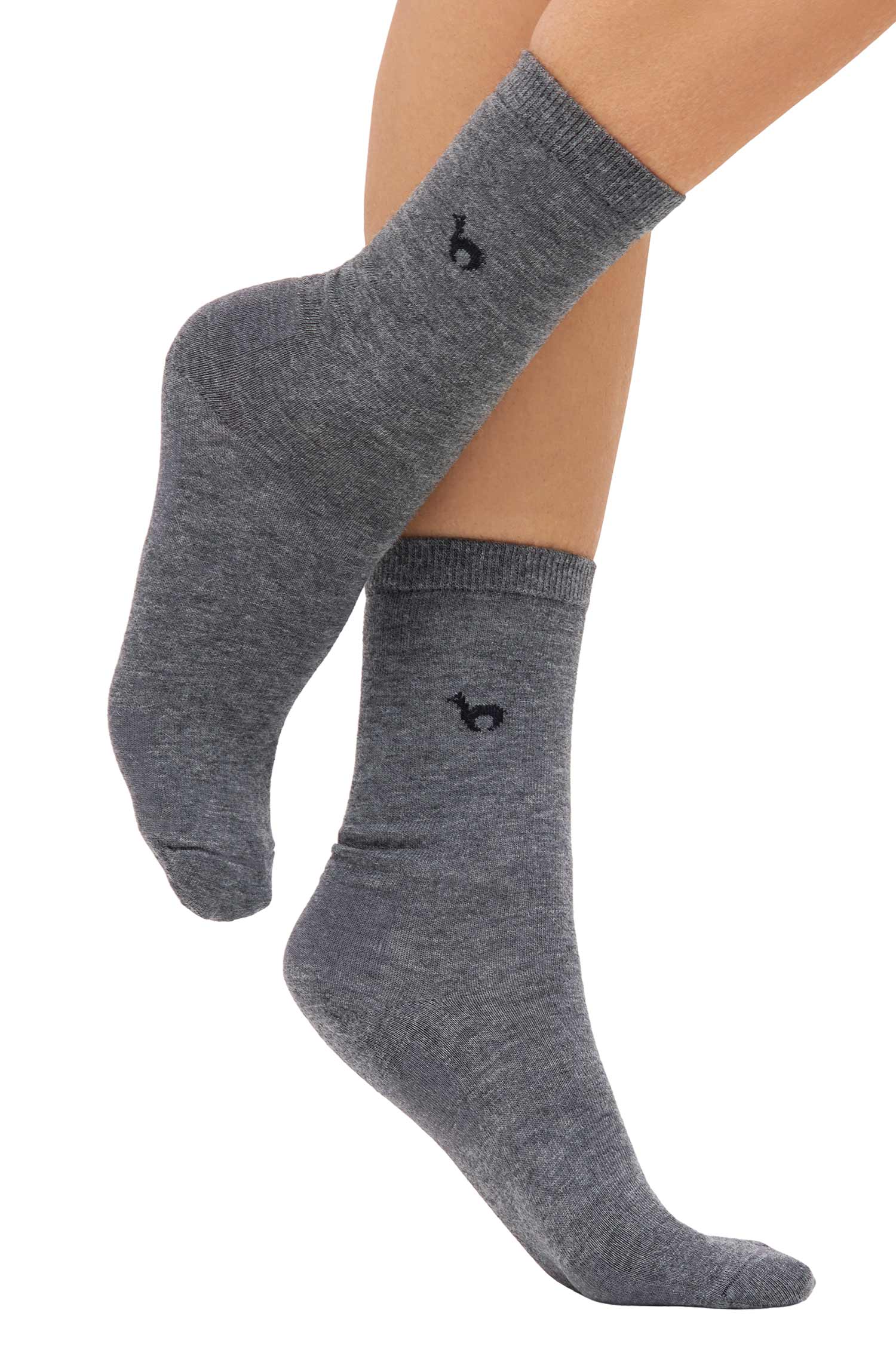 Alpaka Socken BUSINESS-grau