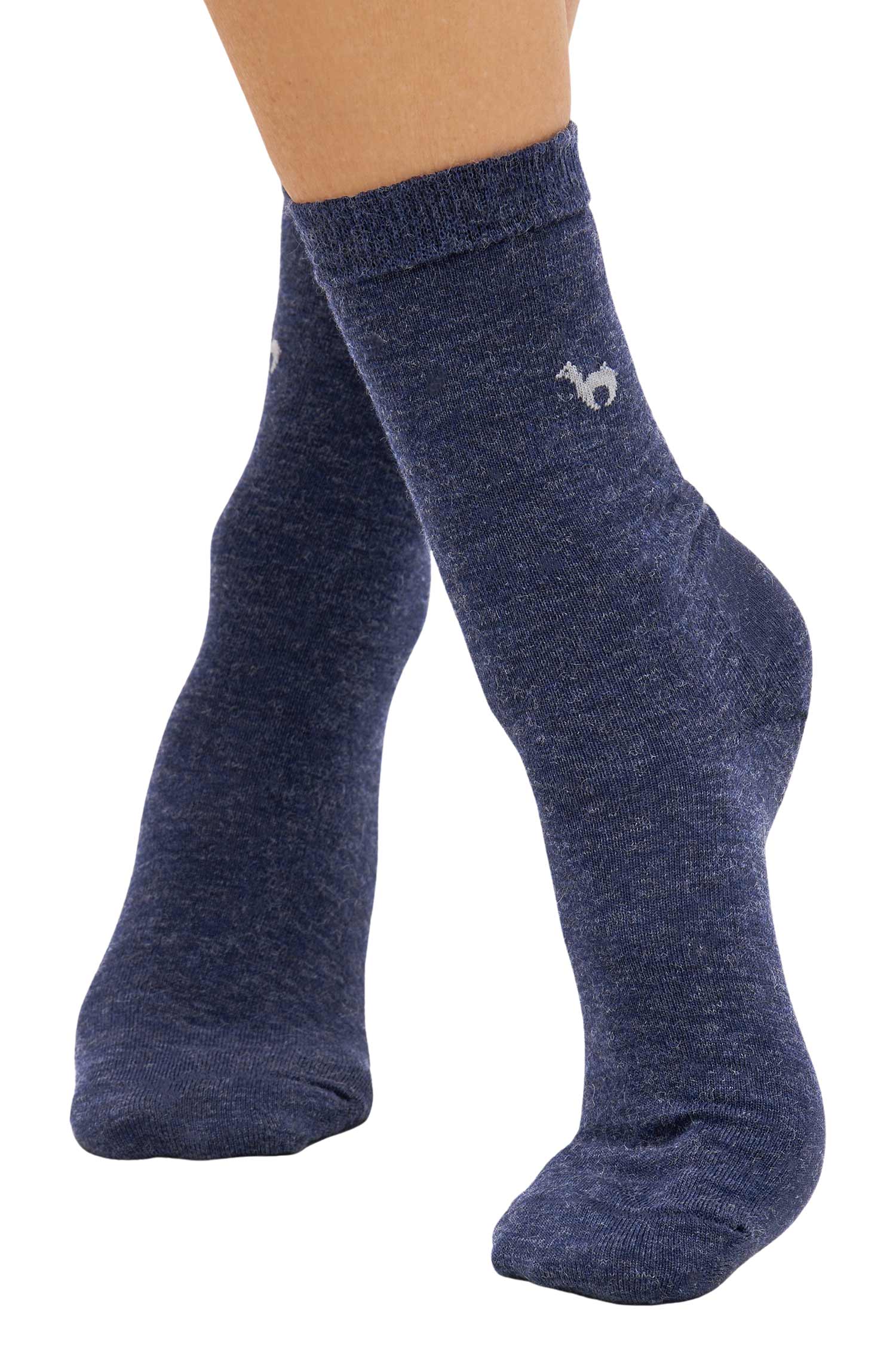 Alpaka Socken BUSINESS-navy