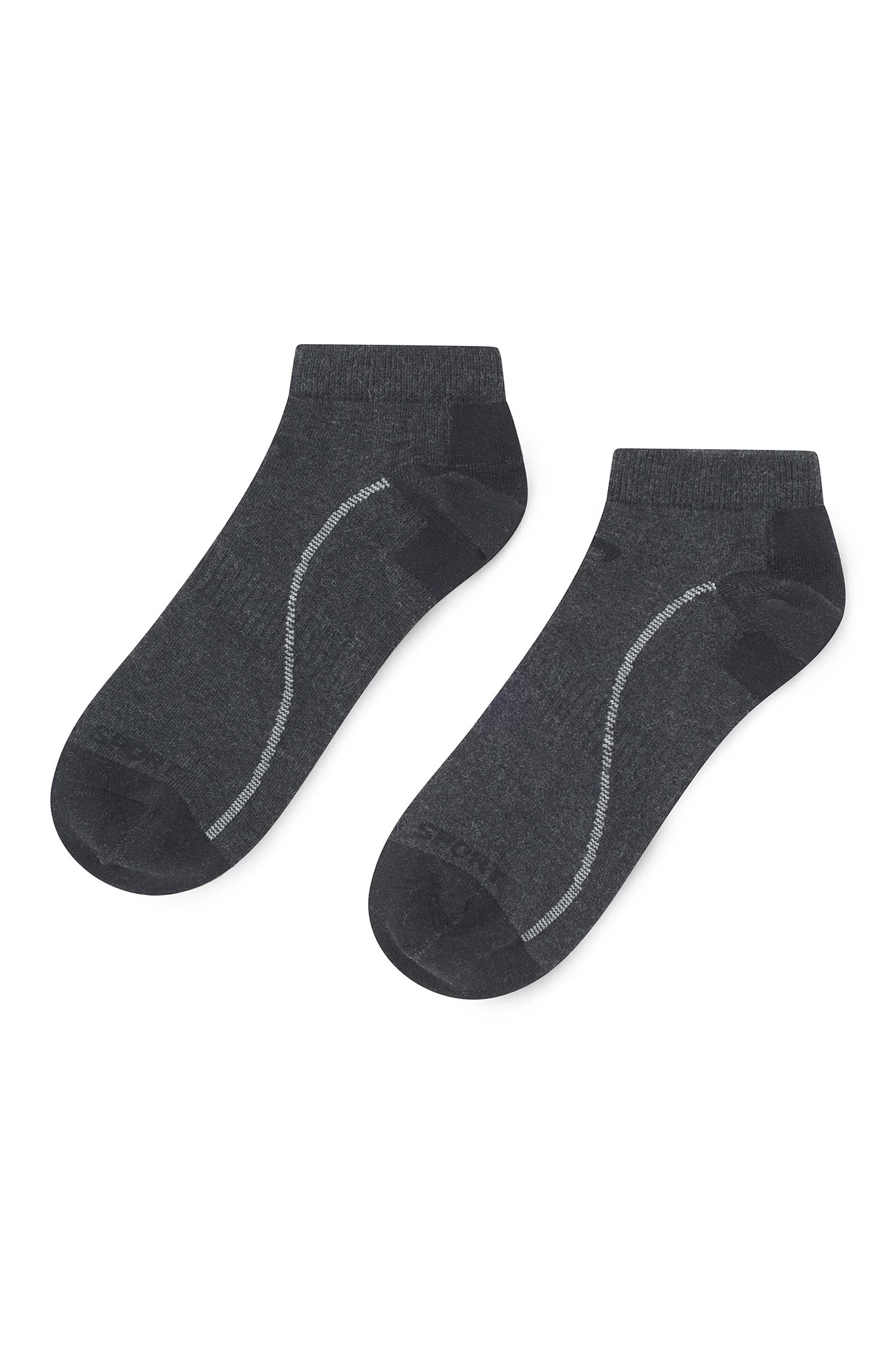Alpaka Socken SNEAKER | 6er-Pack-anthrazit