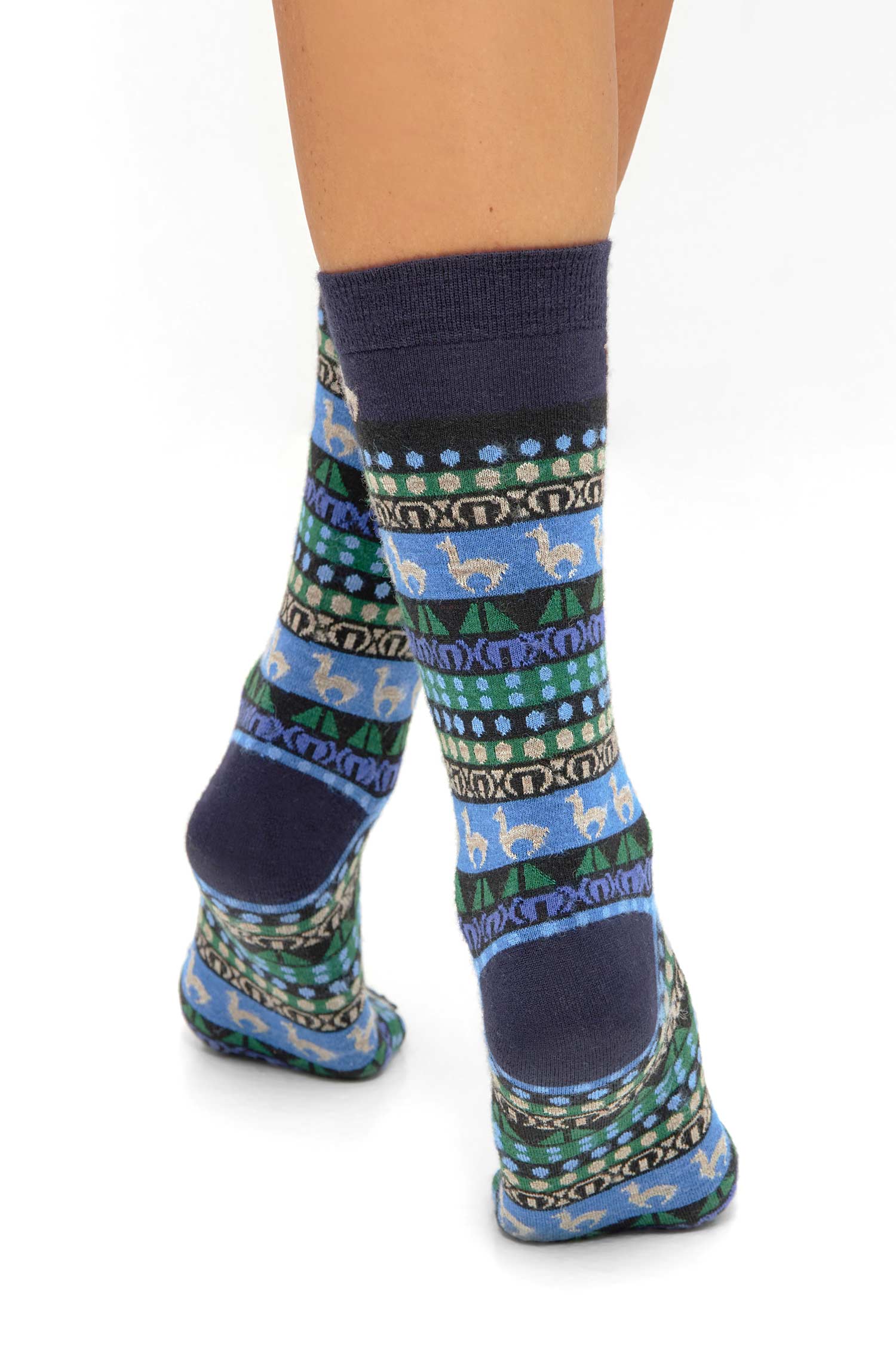 Alpaka Socken CUSCO-royalblau