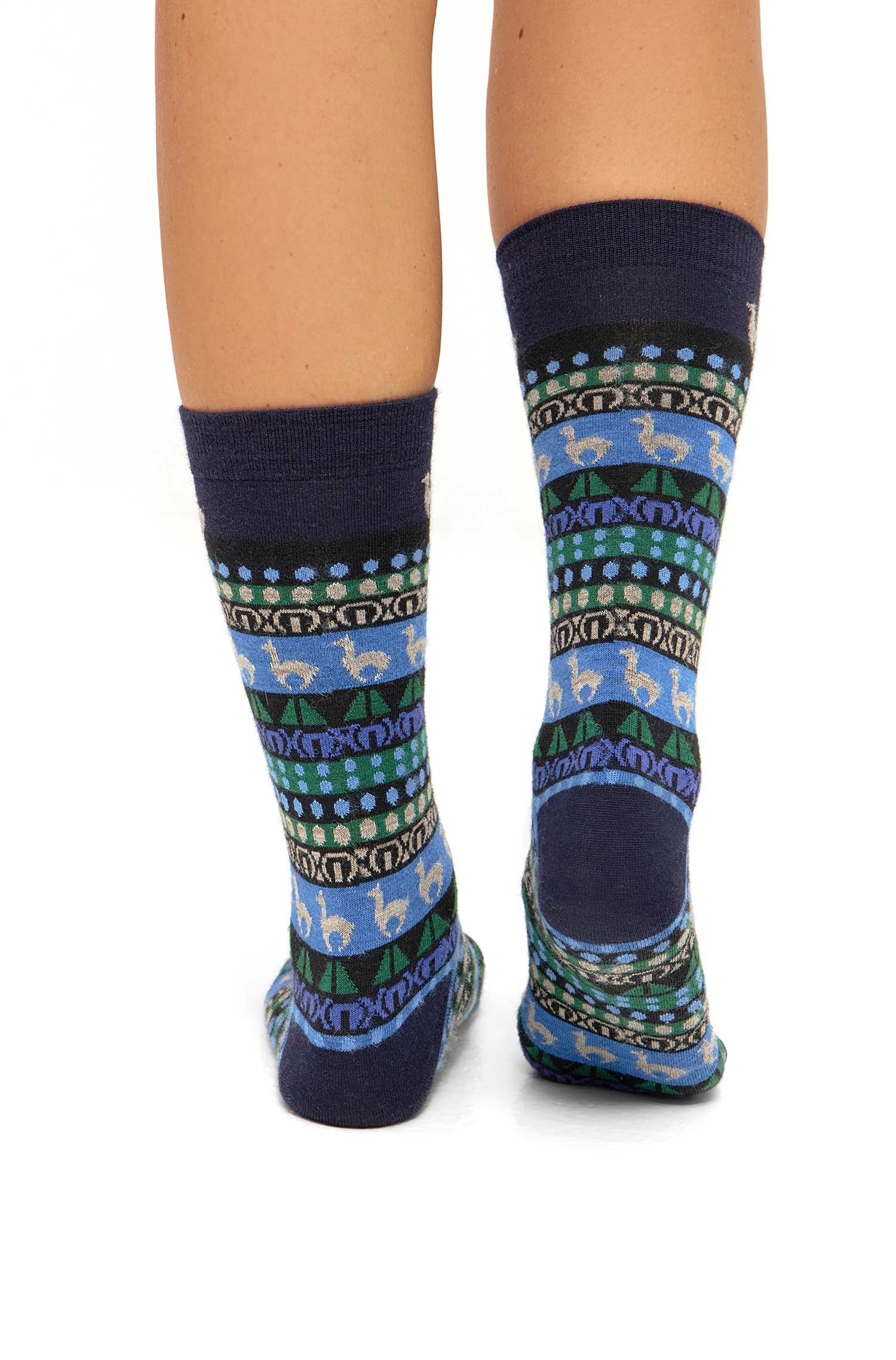 Alpaka Socken CUSCO-royalblau