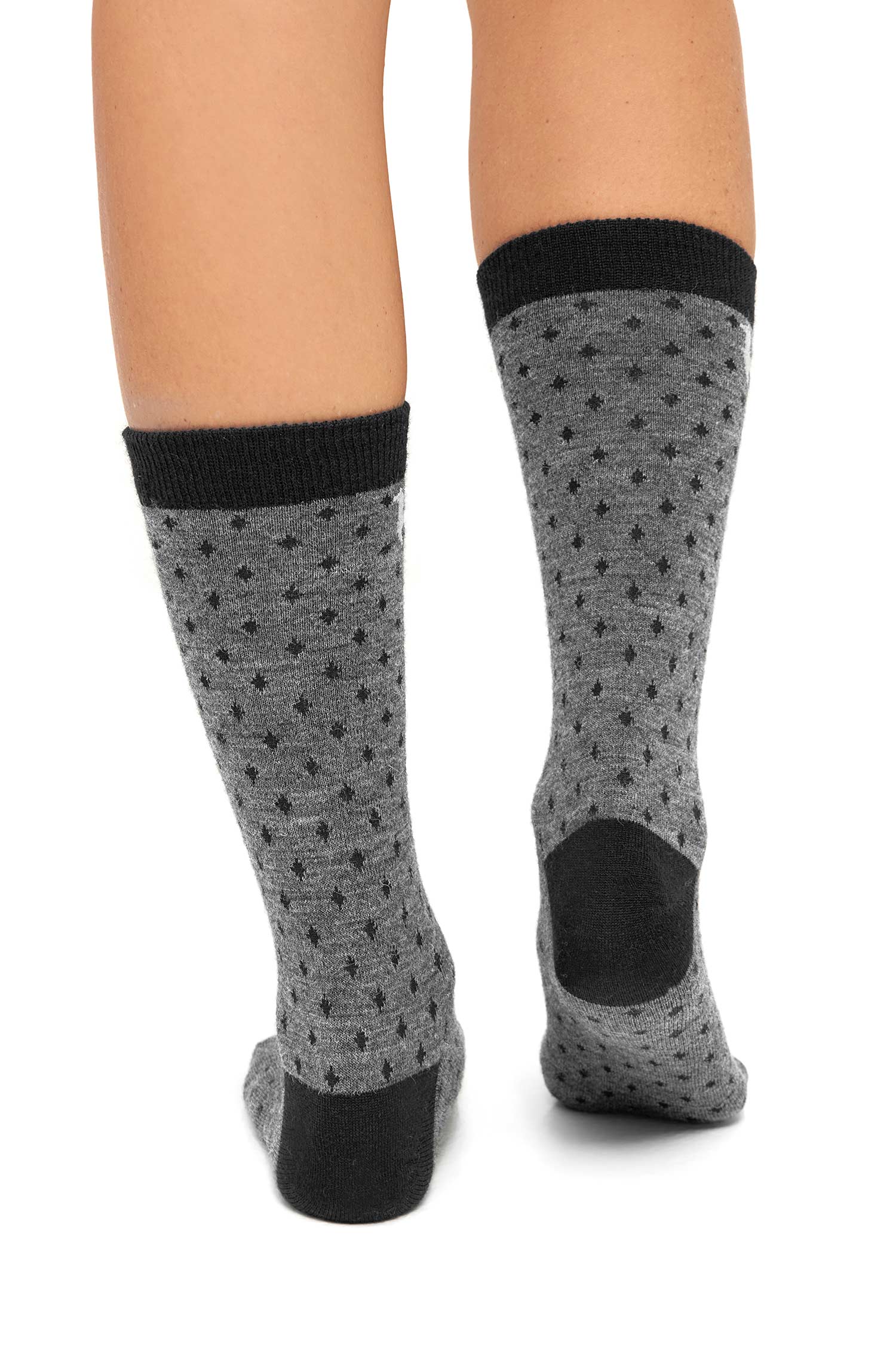 Alpaka Socken DOTTED-anthrazit