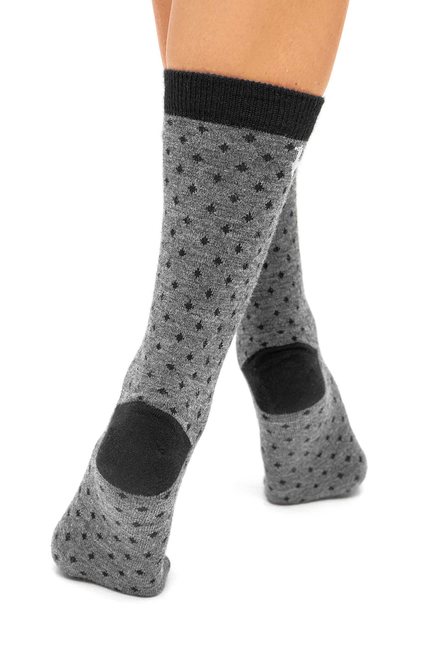 Alpaka Socken DOTTED-anthrazit
