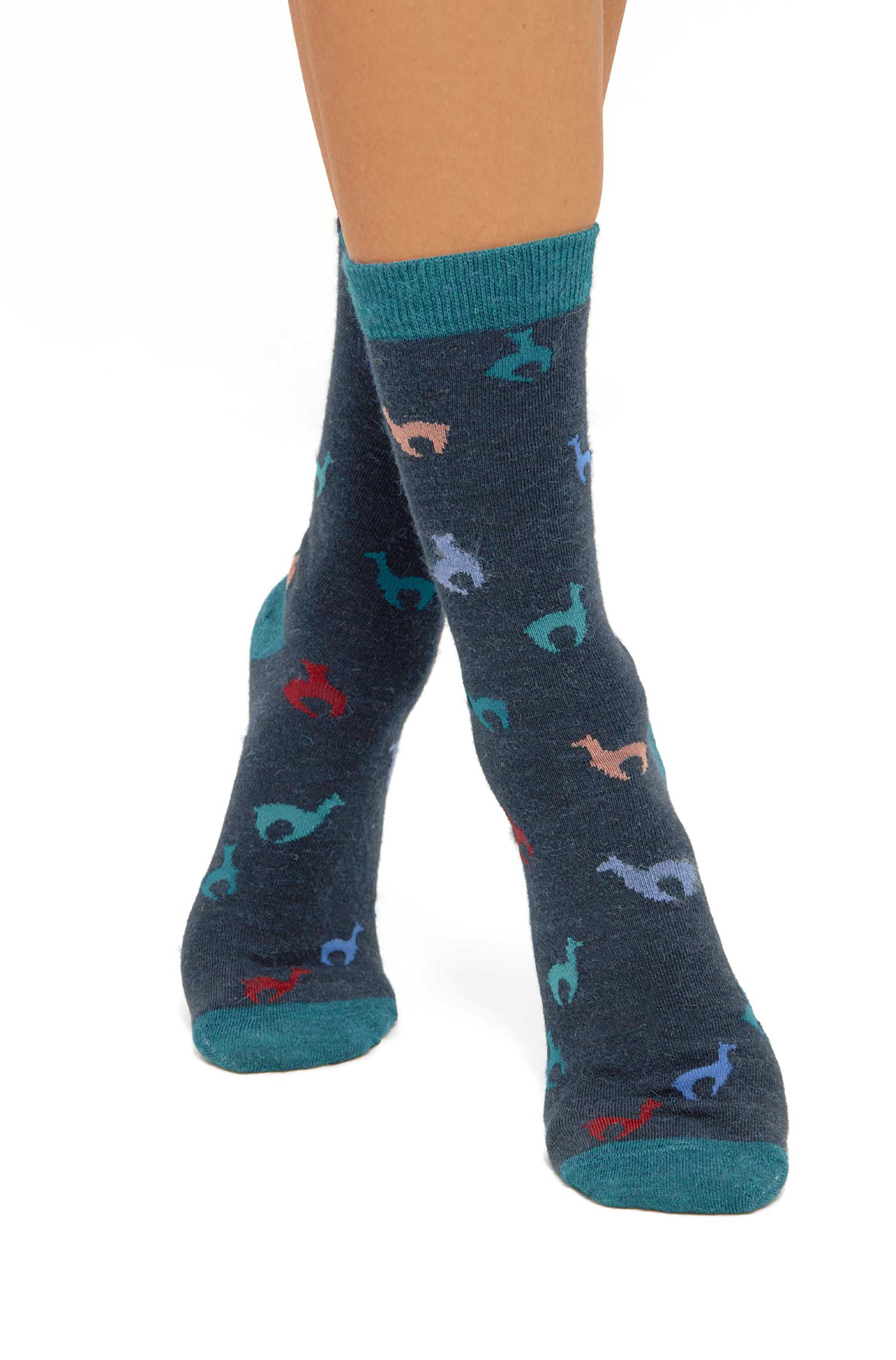Alpaka Socken ALPAQUITAS | 6er-Pack-navy