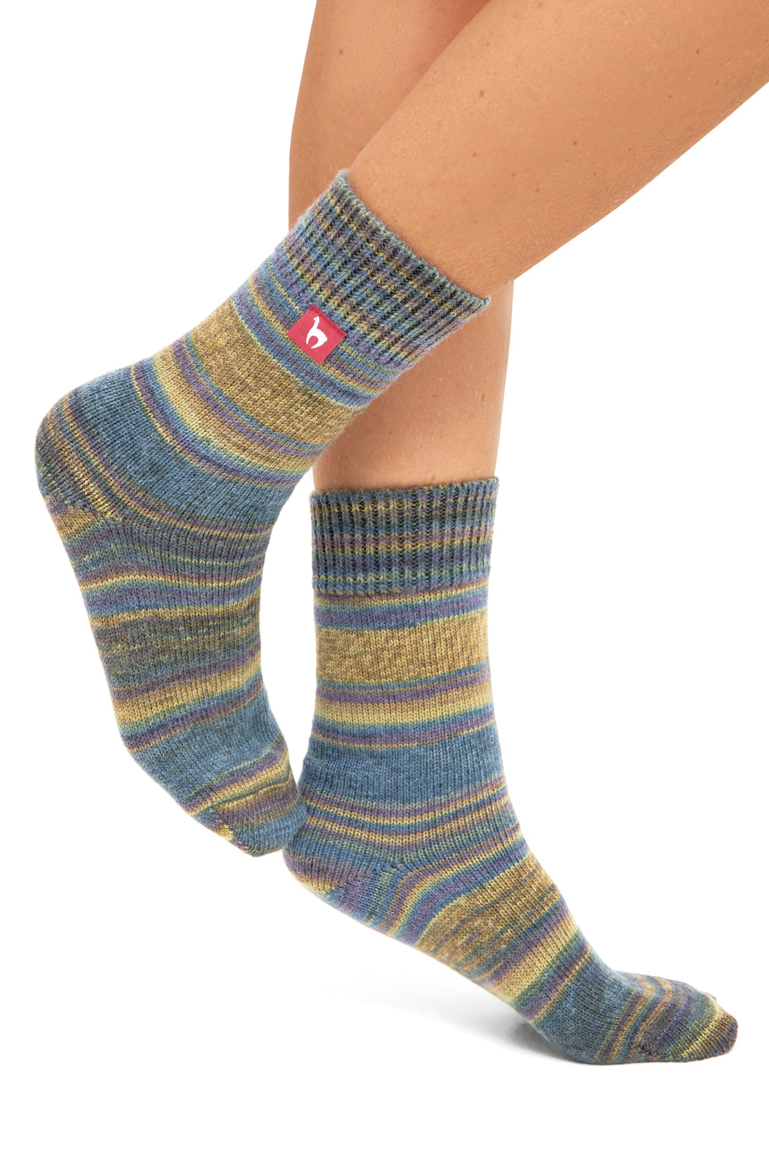 Alpaka Socken HARMONY | 6er-Pack-lavendel