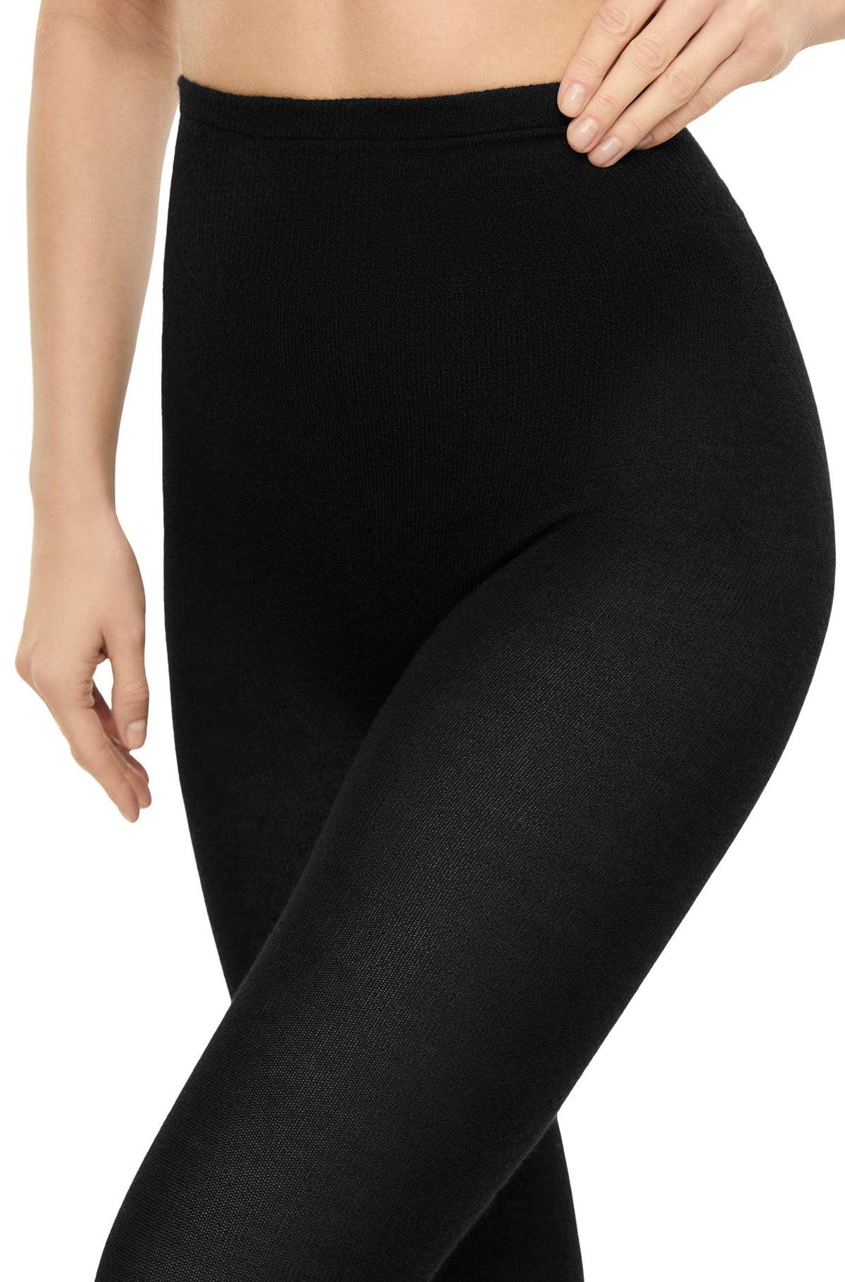 Alpaka Strumpfhose ROYAL ALPACA-schwarz