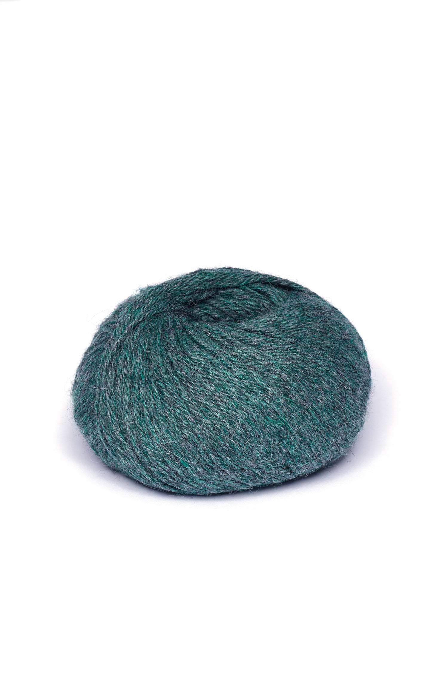 Alpaka Wolle BABY ALPACA | 50g-grüngrau melange