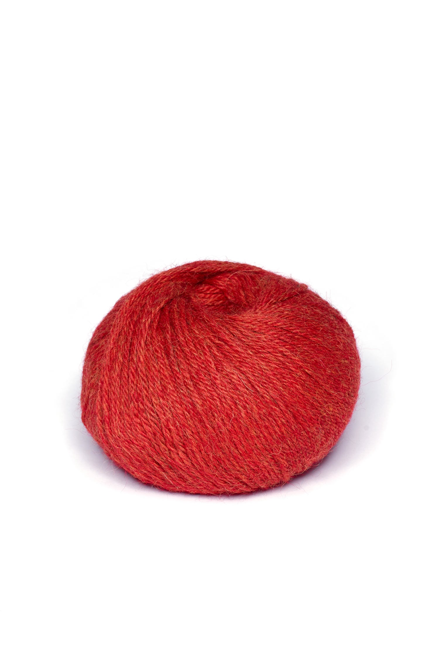 Alpaka Wolle BABY ALPACA | 50g-orangerot melange