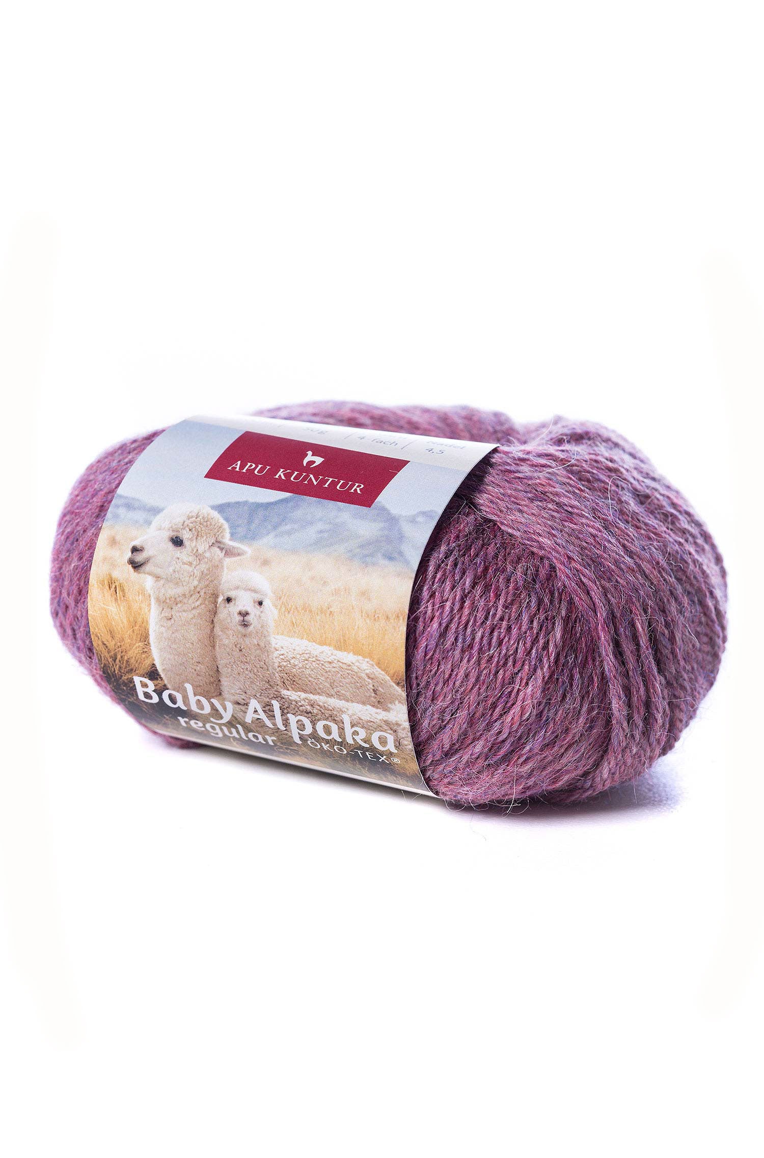Alpaka Wolle BABY ALPACA | 5×50g-flieder melange