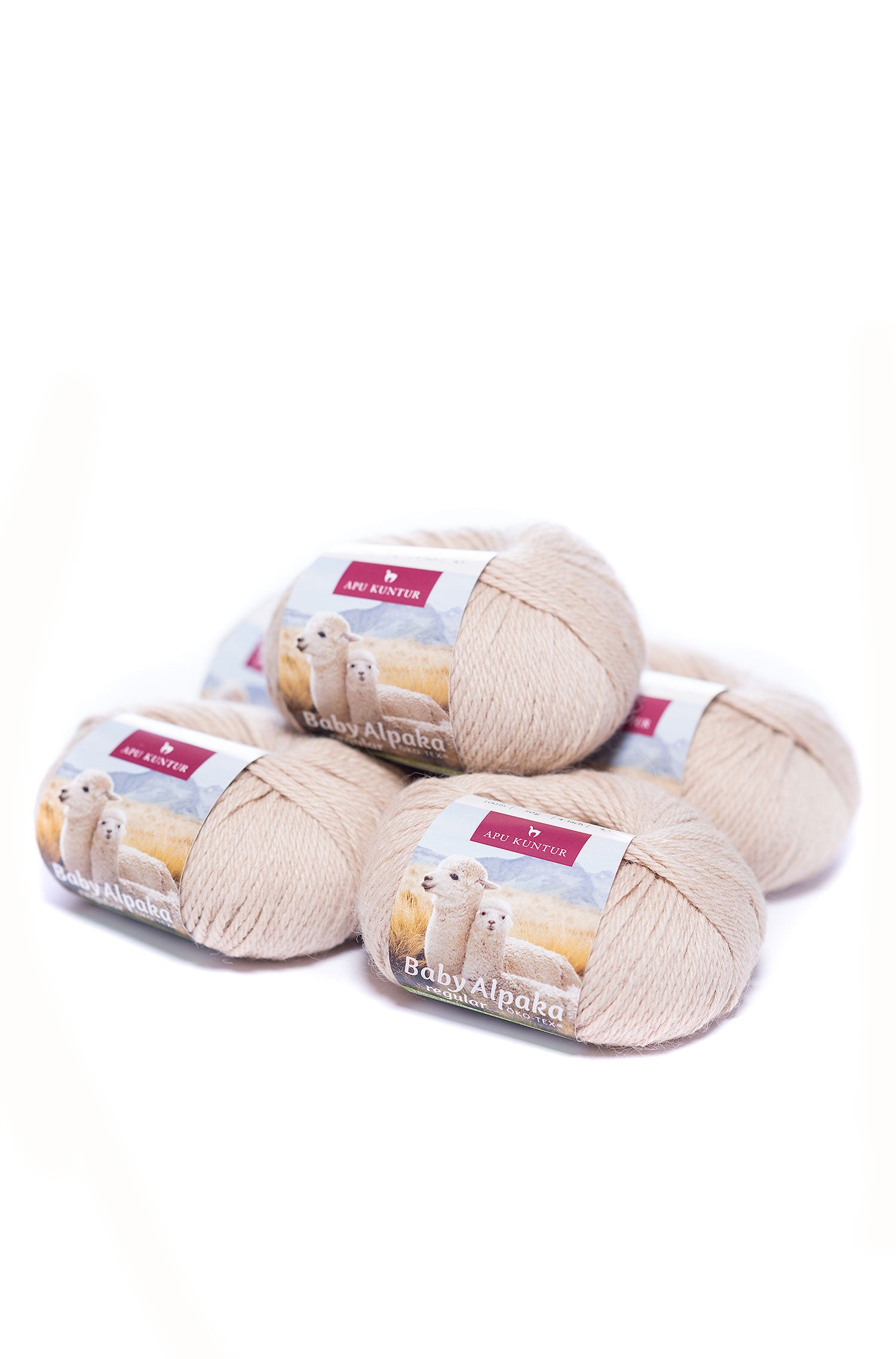 Alpaka Wolle BABY ALPACA | 5×50g-beige