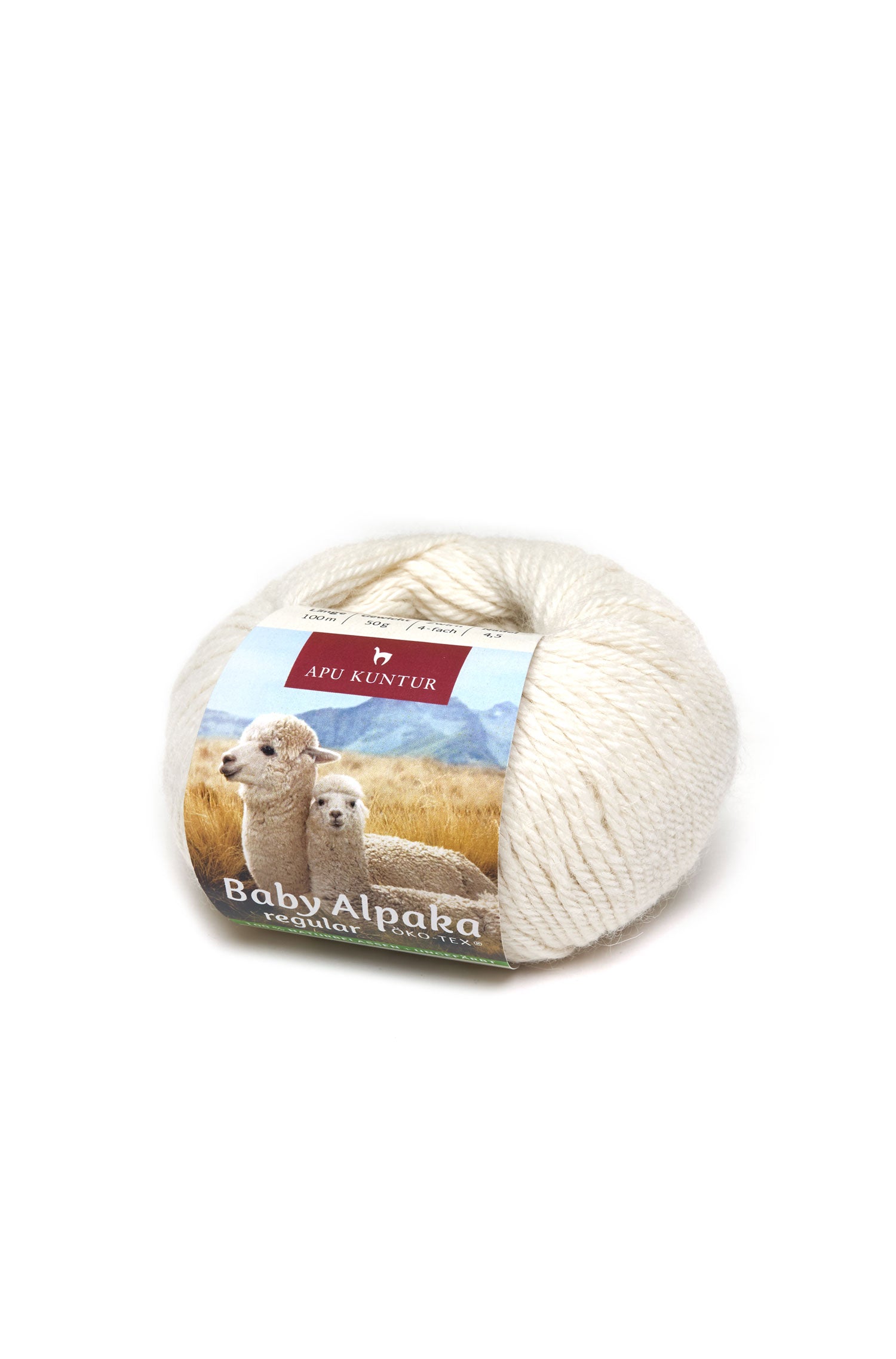 Alpaka Wolle BABY ALPACA | 5×50g-natur