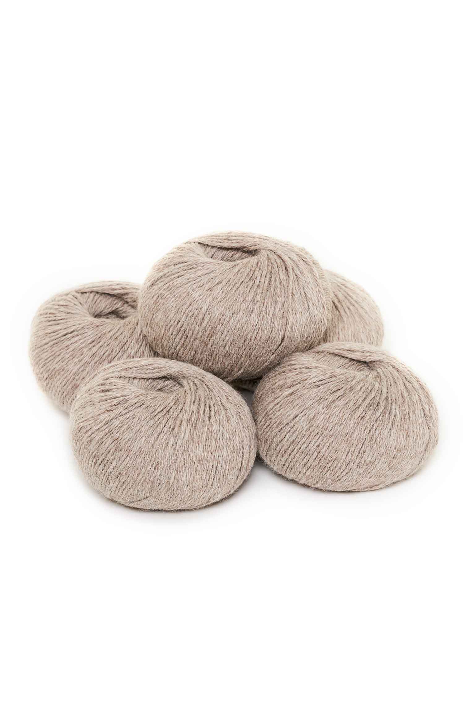 Alpaka Wolle BABY ALPACA | 5×50g-sand