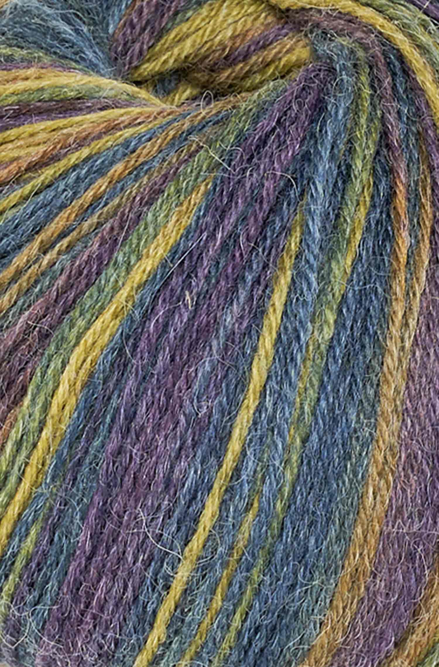 Alpaka Sockengarn HARMONY | 50g-olivgrün/blau