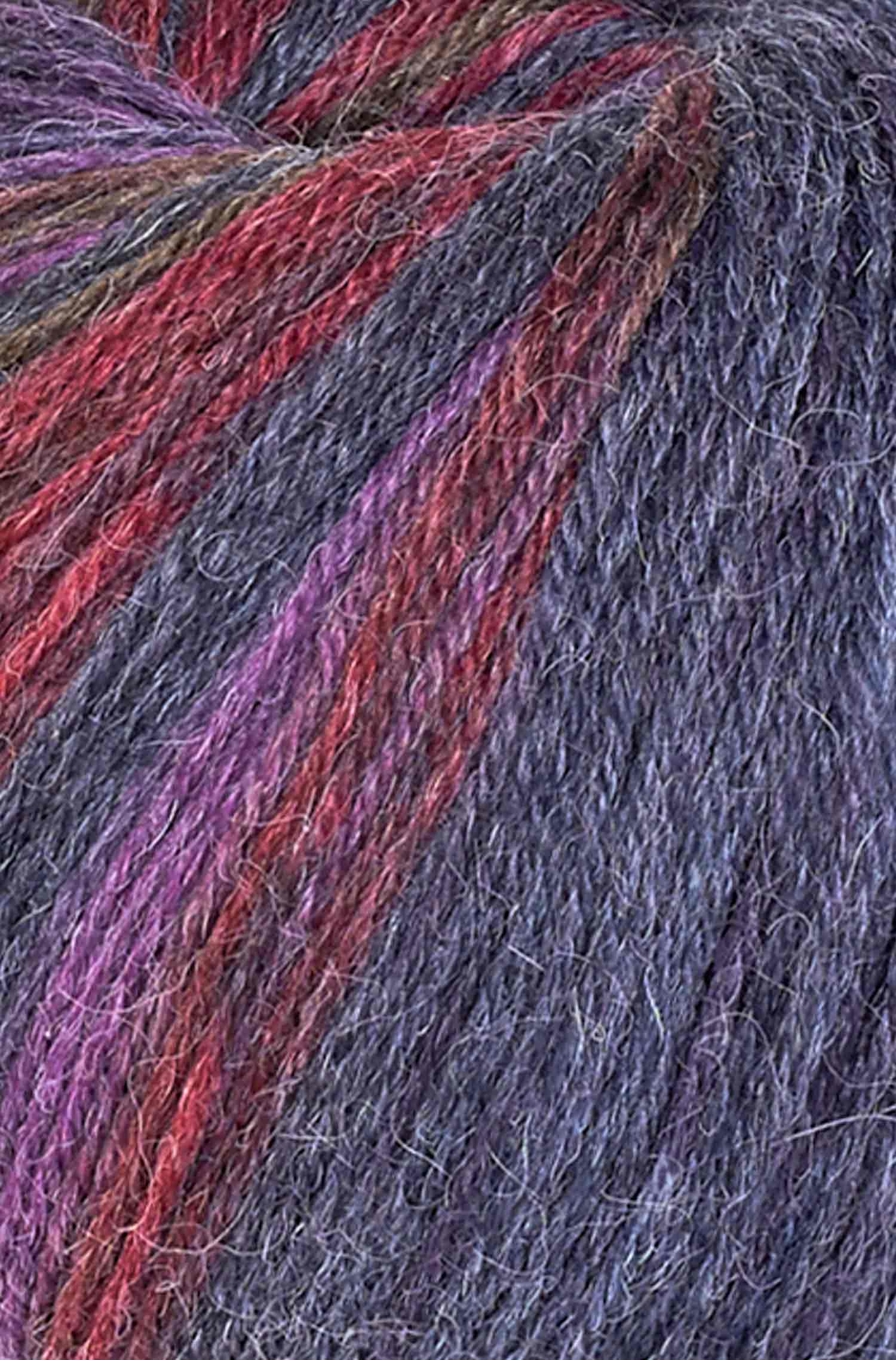 Alpaka Sockengarn HARMONY | 50g-pflaume/blau