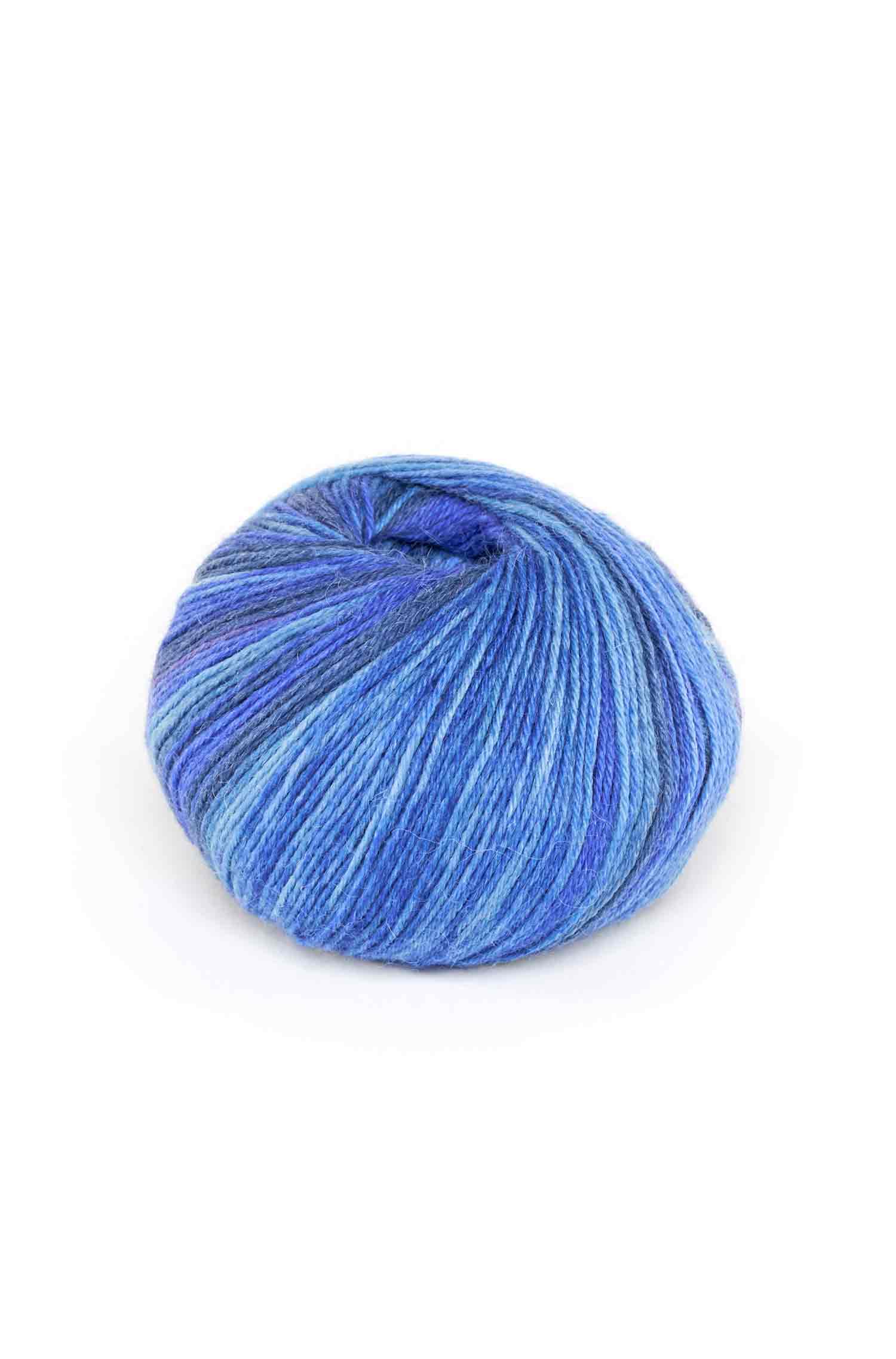 Alpaka Sockengarn HARMONY | 5×50g-royal/aqua